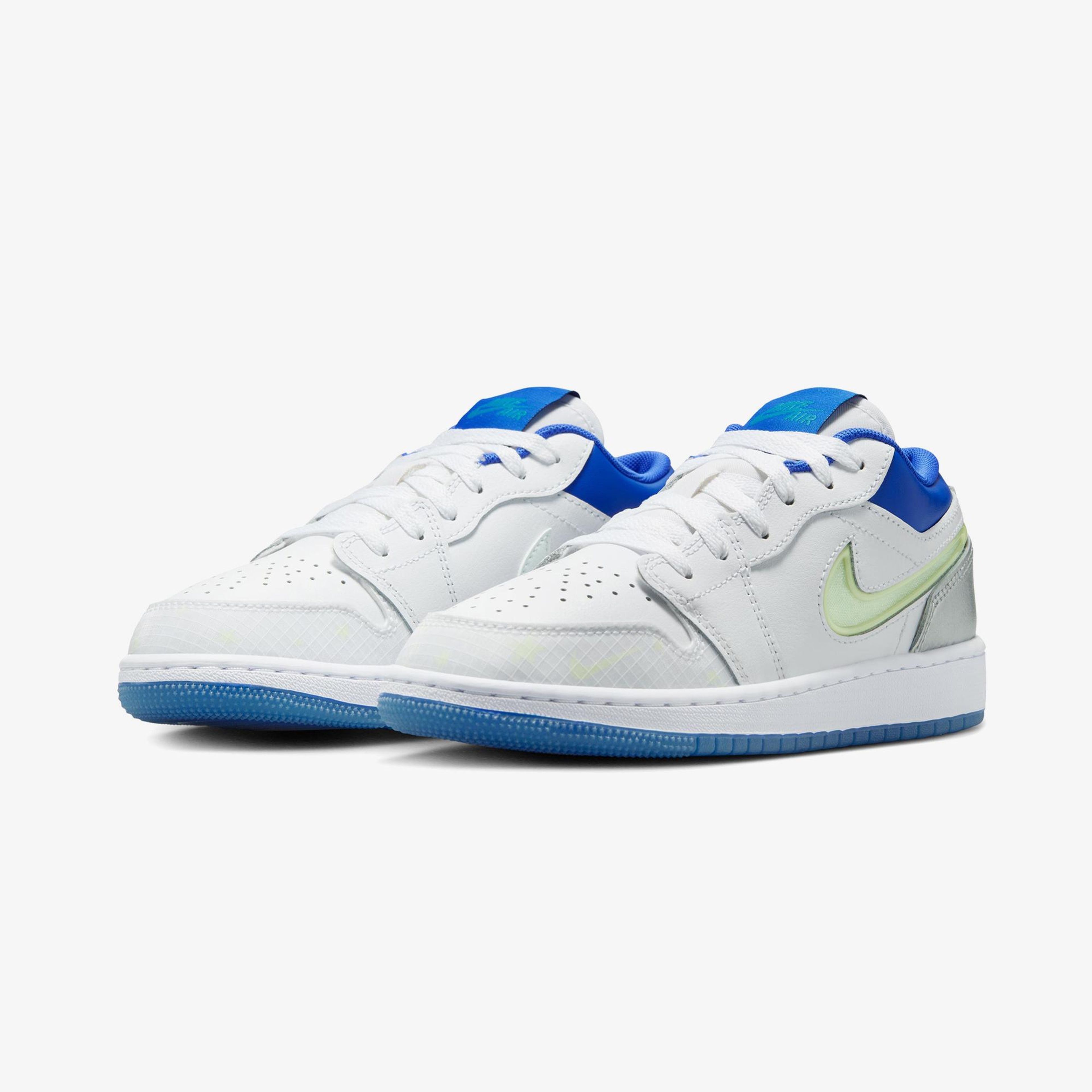 Jordan Air 1 Low Genç Çocuk Beyaz Spor Ayakkabı