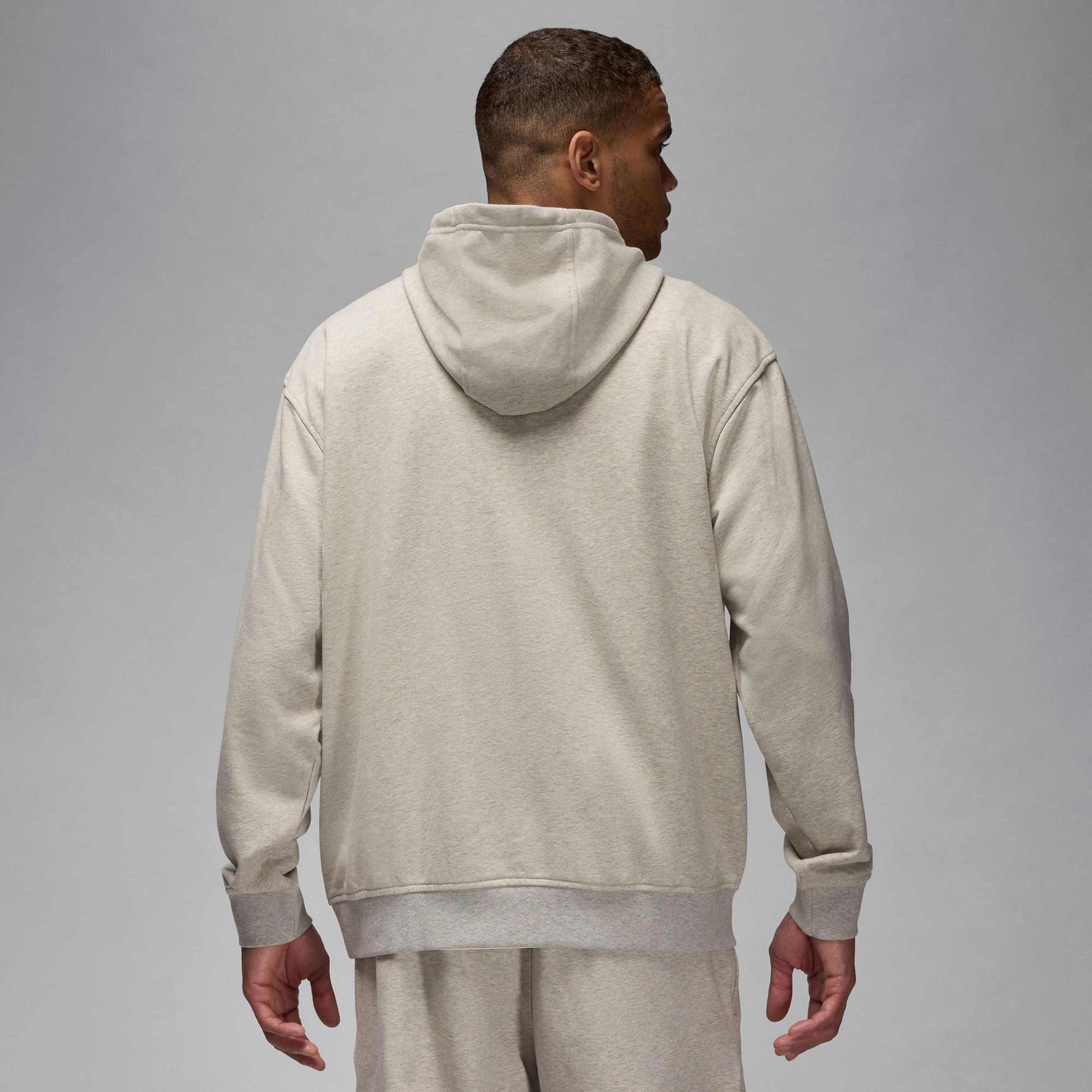 Jordan Dri-Fit Sport Crossover Fleece Erkek Gri Sweatshirt