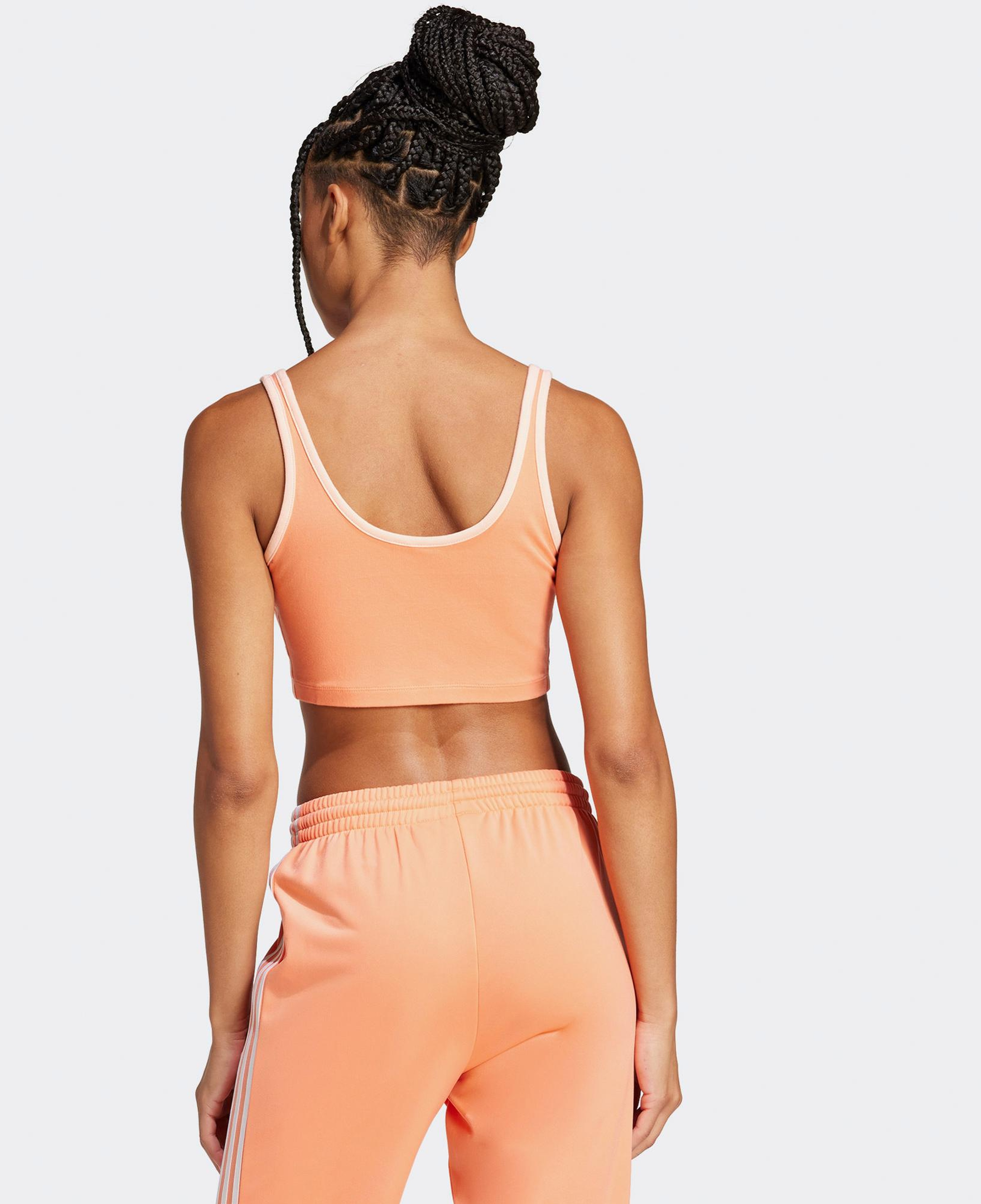 adidas Adicolor 3-Stripes Kadın Turuncu Kolsuz Bra