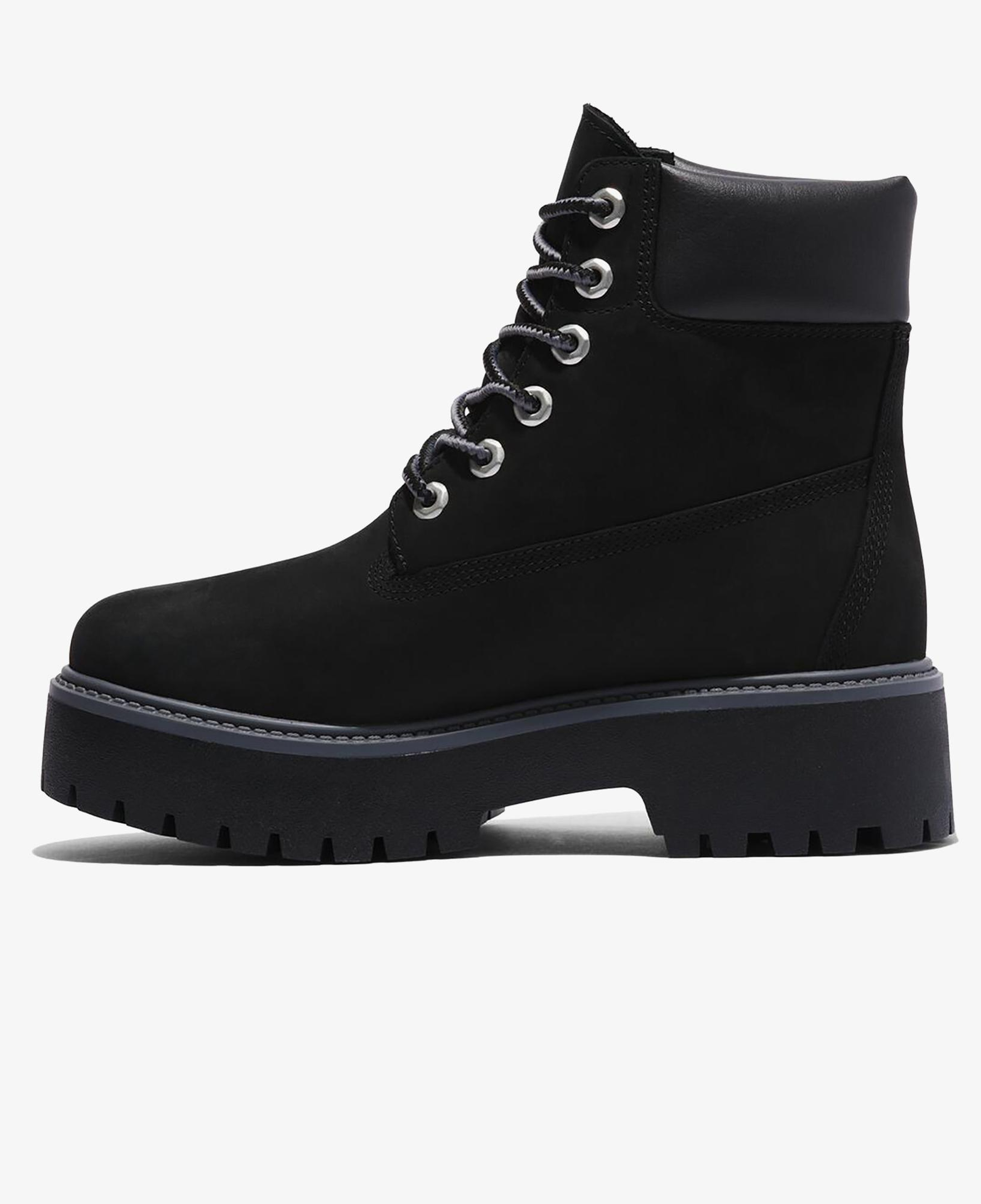 Timberland Stone Street 6 Inch Lace Up Kadın Siyah Bot