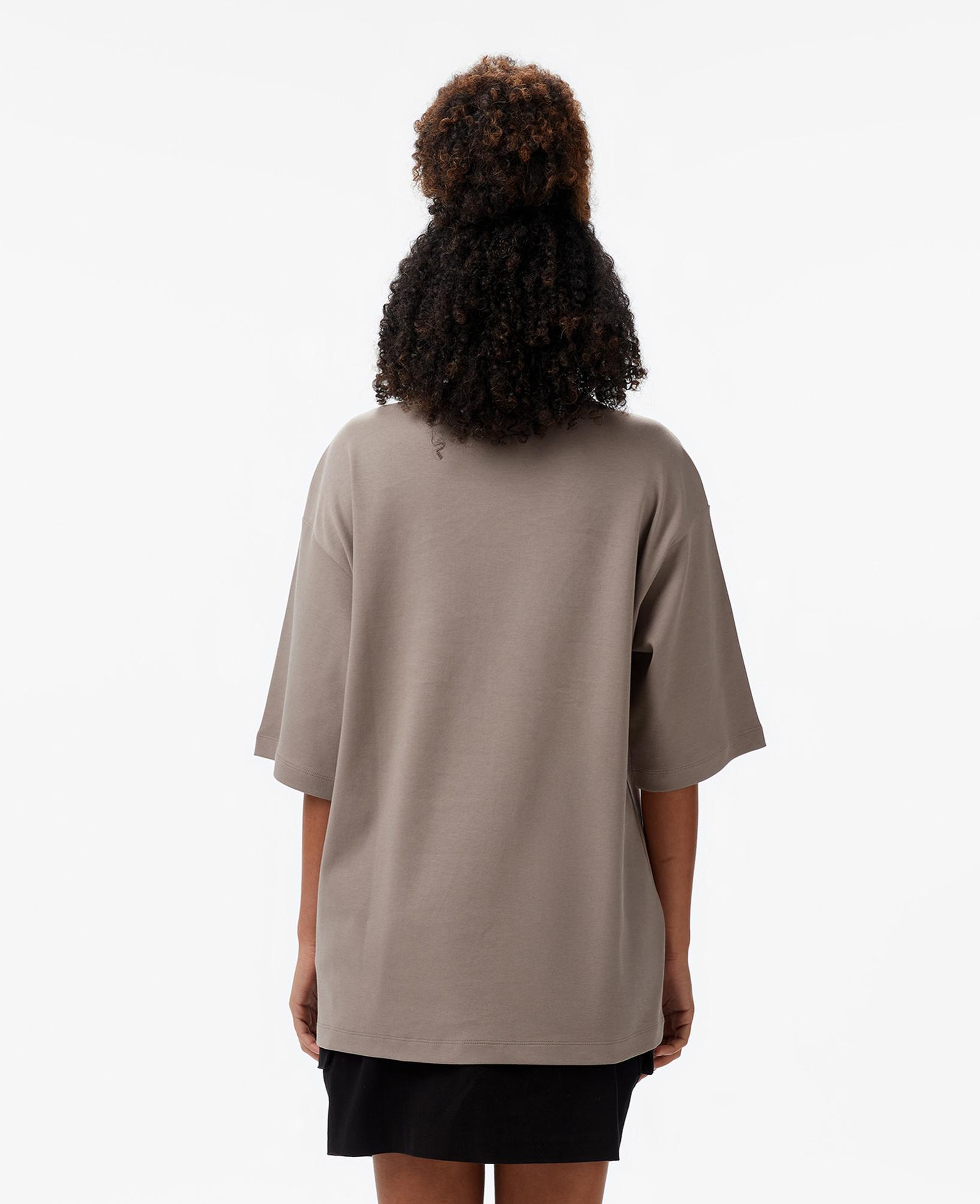 Converse Star Chevron Oversize Fit Baskılı Erkek Bej T-Shirt