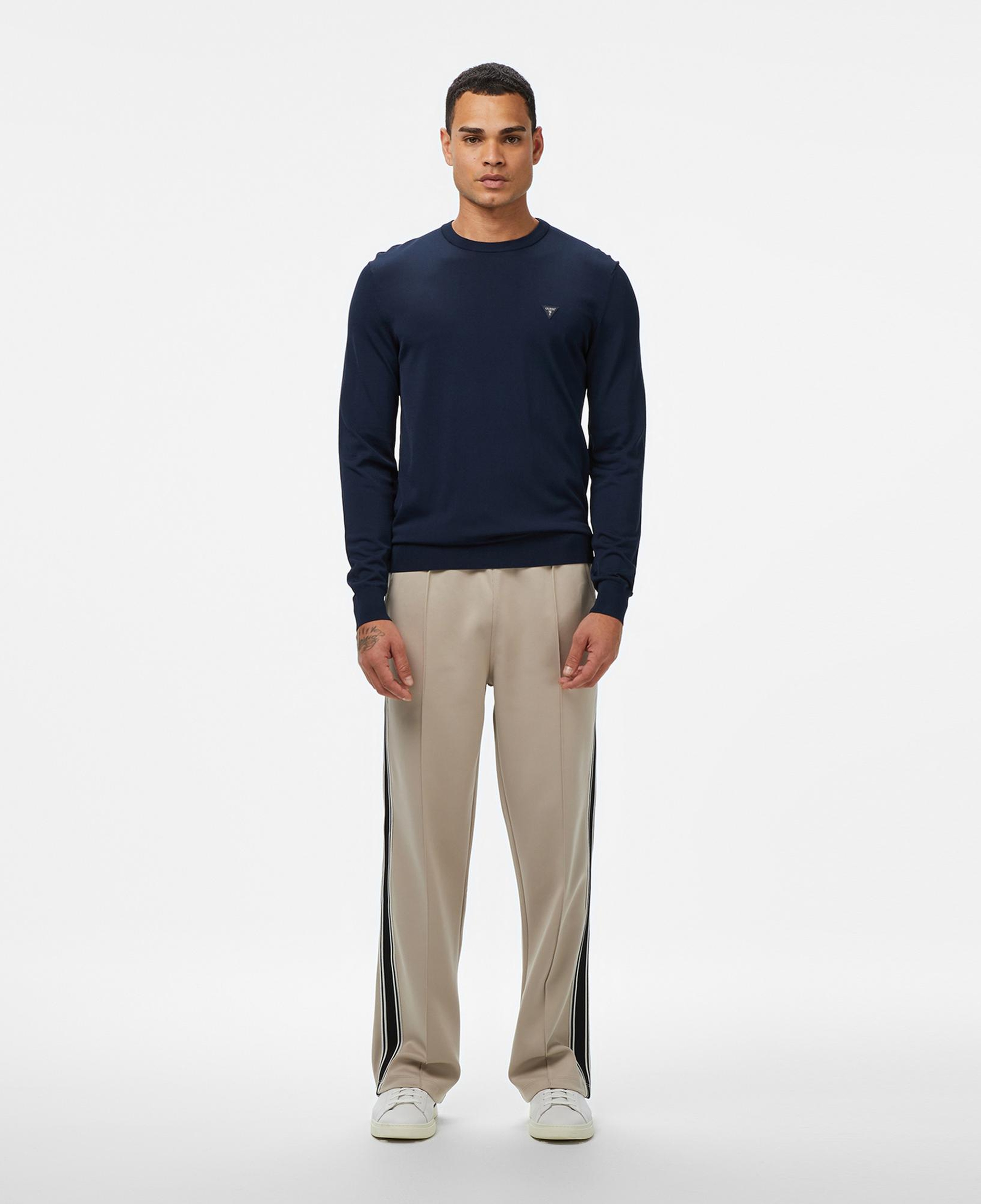 Guess Erkek Lacivert Kazak