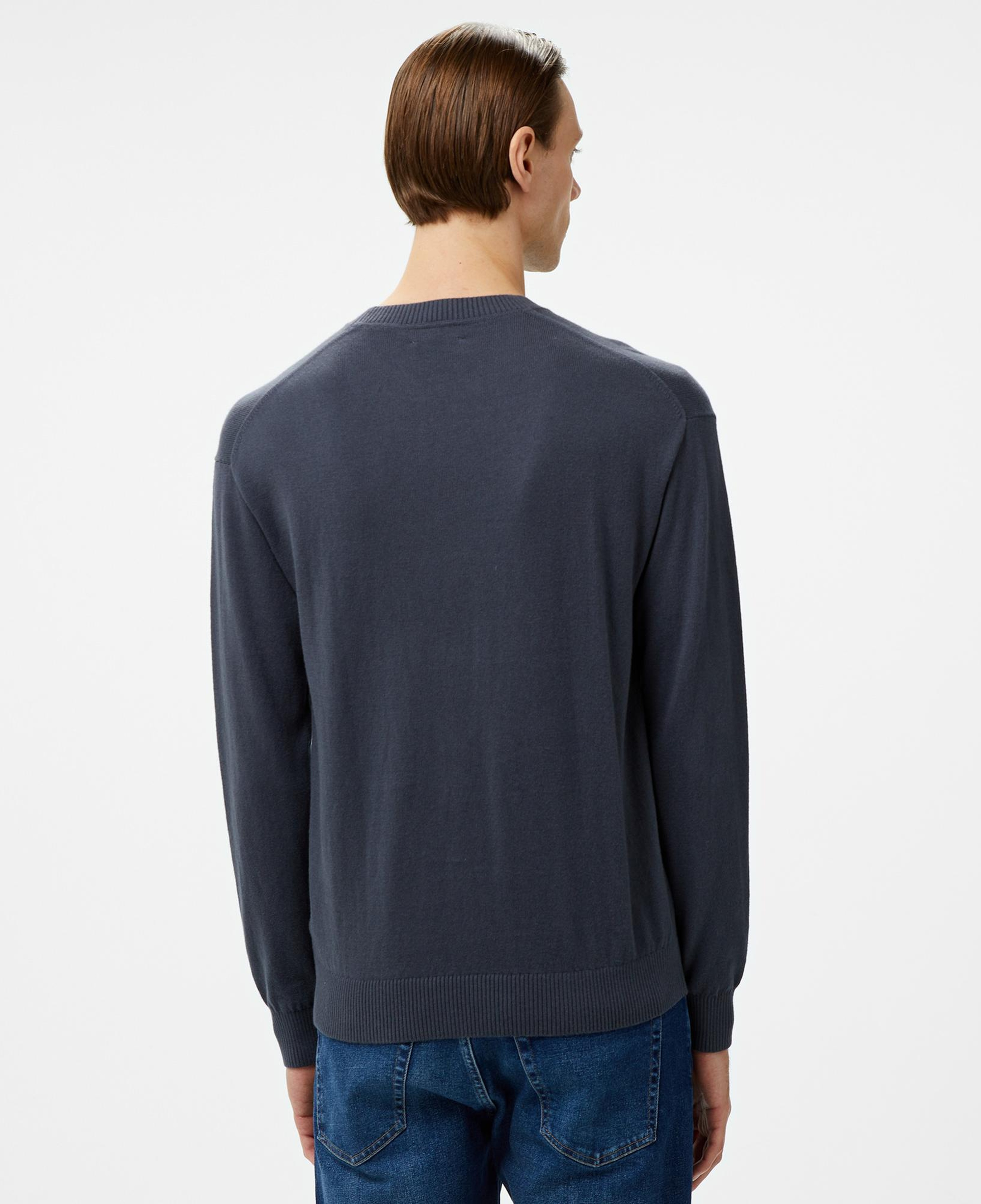 Calvin Klein Jeans intarsia Mix Stitch Erkek Siyah Kazak