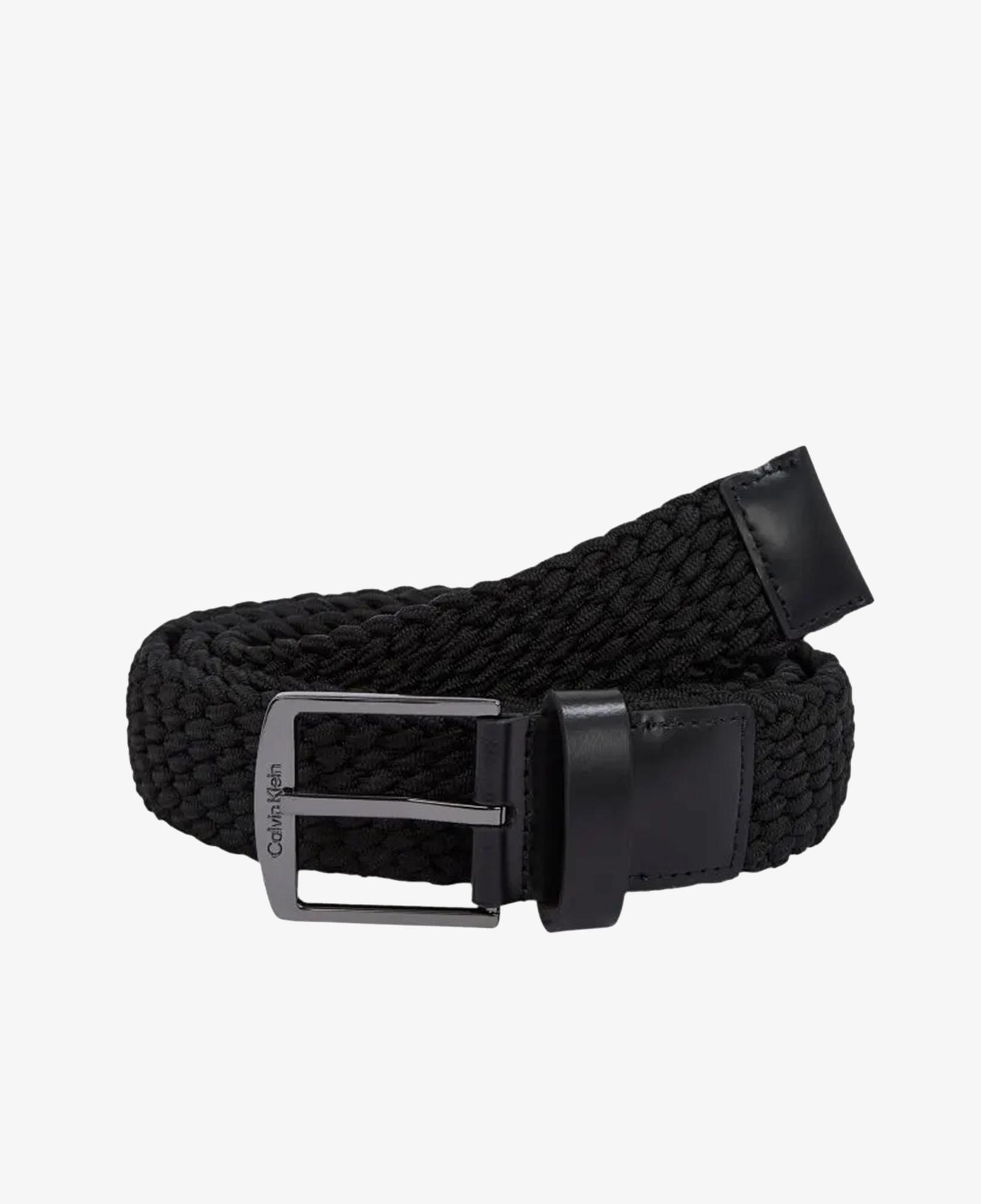 Calvin Klein Casual Elastic Braided 35Mm Erkek Siyah Kemer