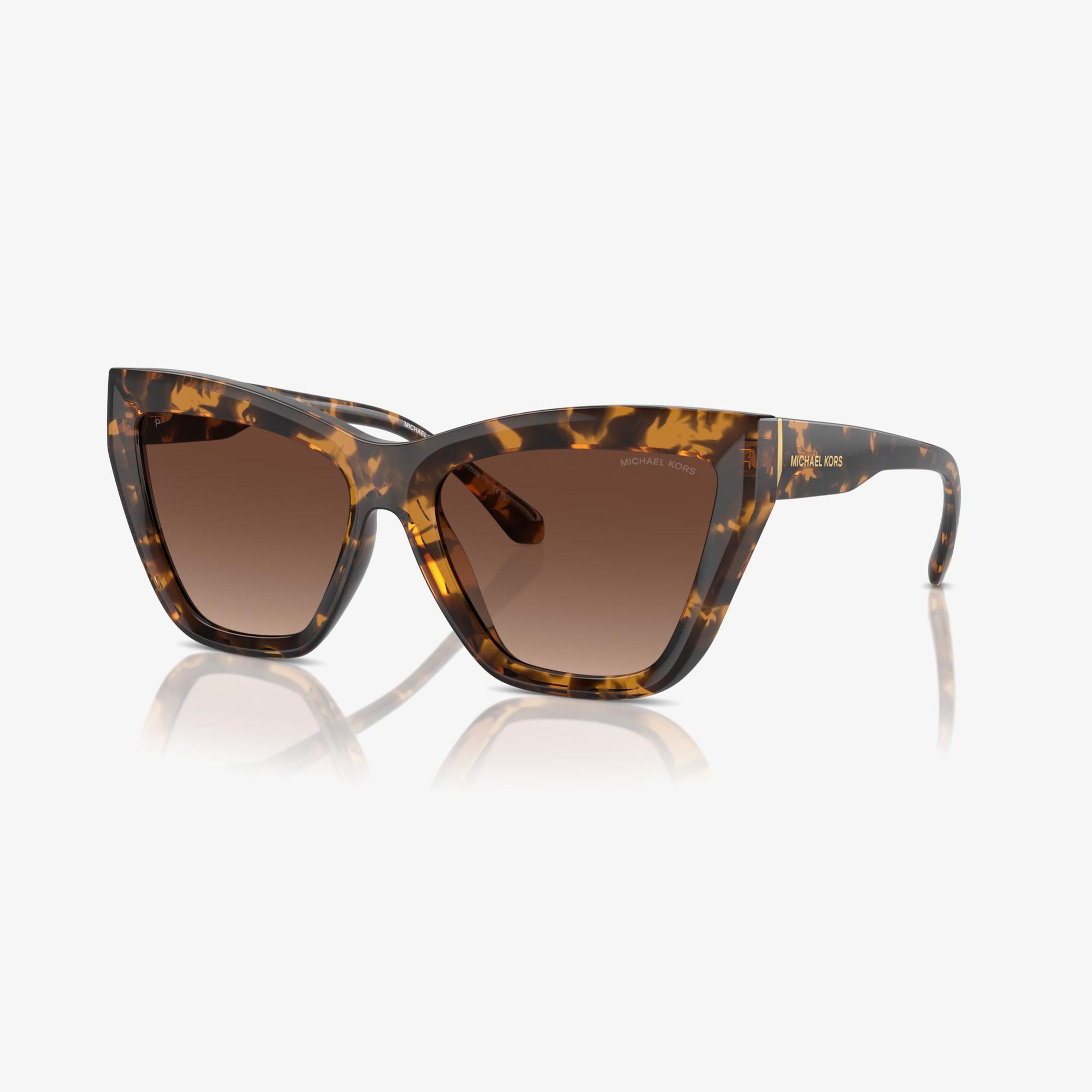 MICHAEL KORS Dubai Kadın Kahverengi Güneş Gözlüğü