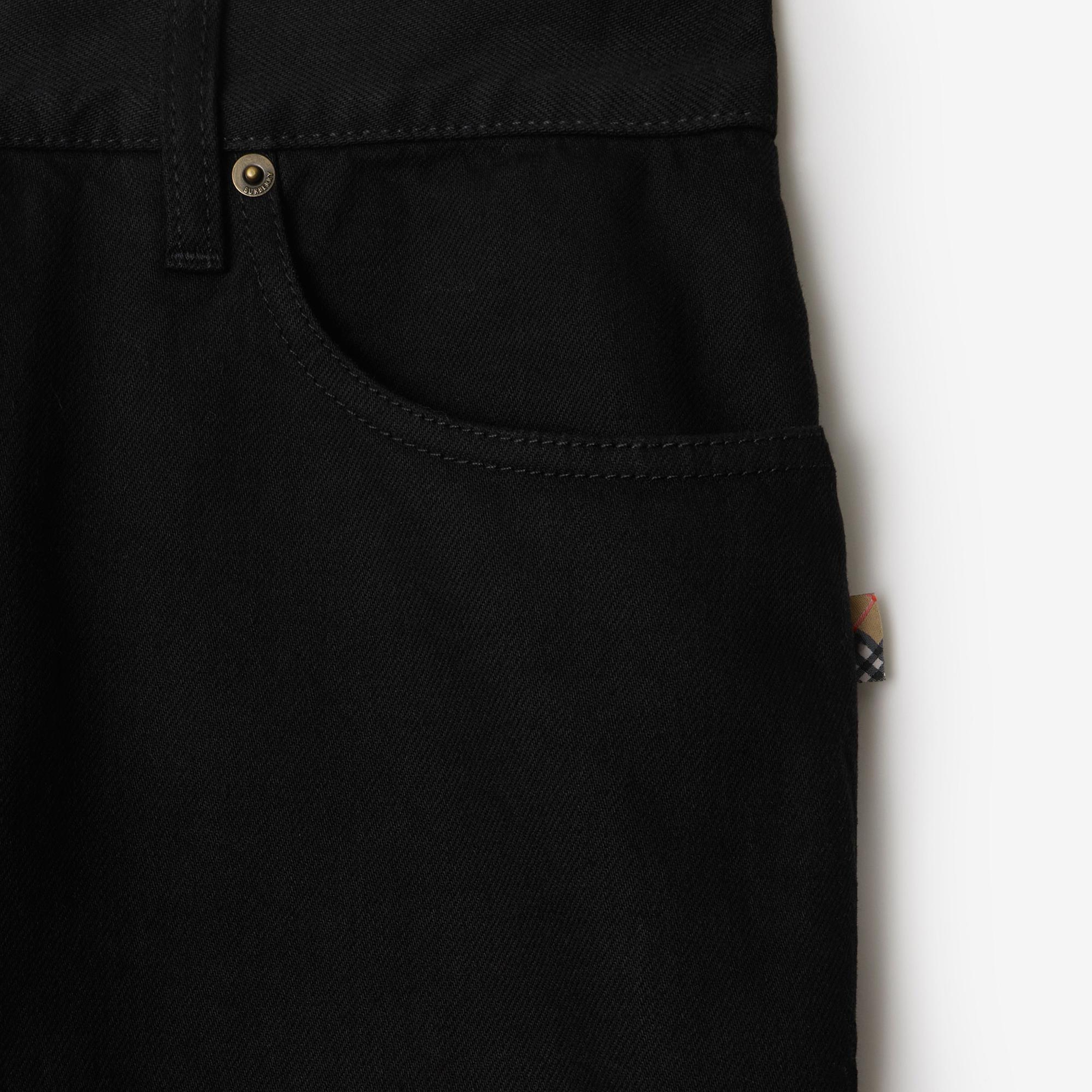 Burberry Loose Erkek Siyah Jean