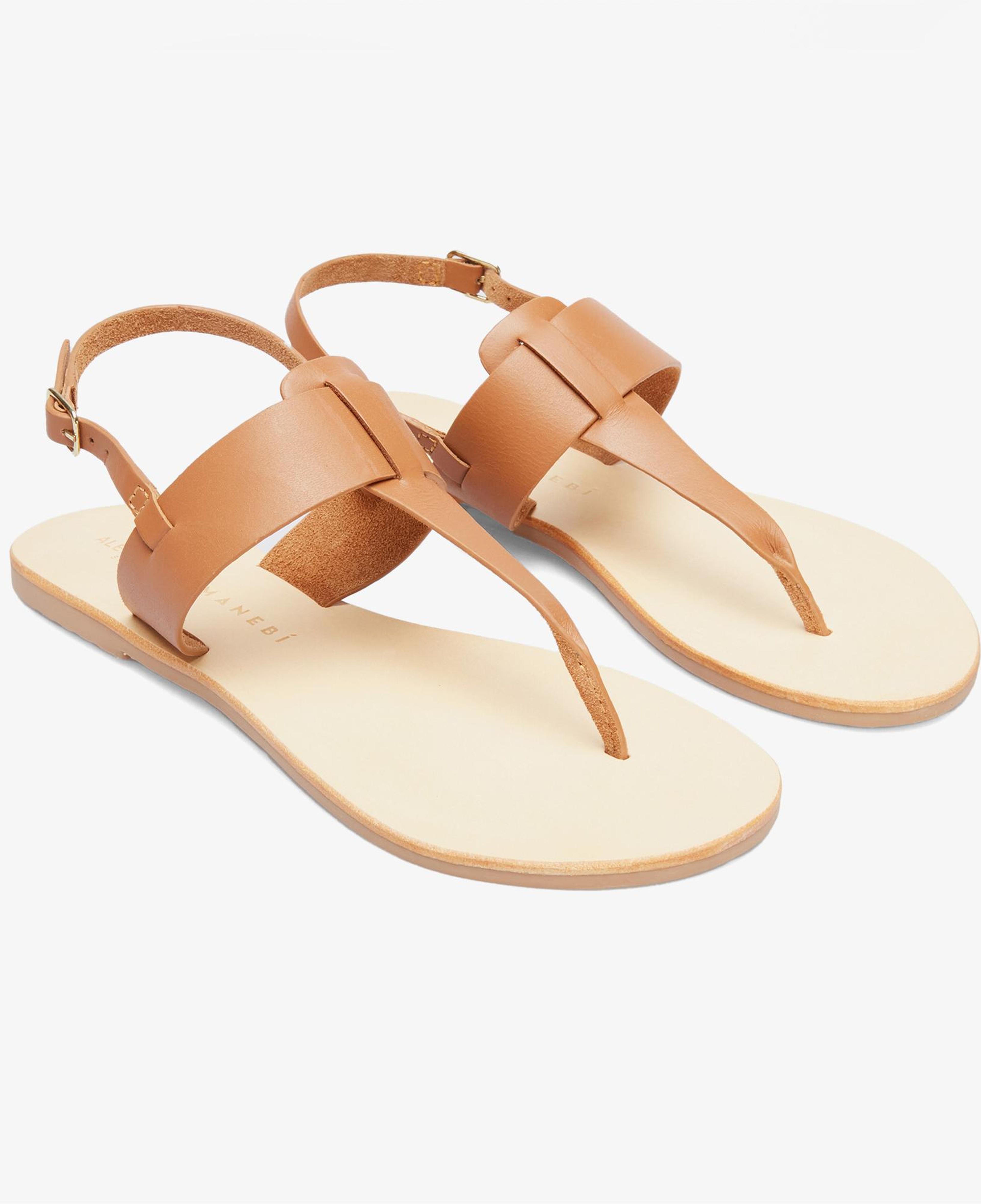 Manebi Kadın Krem Rengi Sandalet