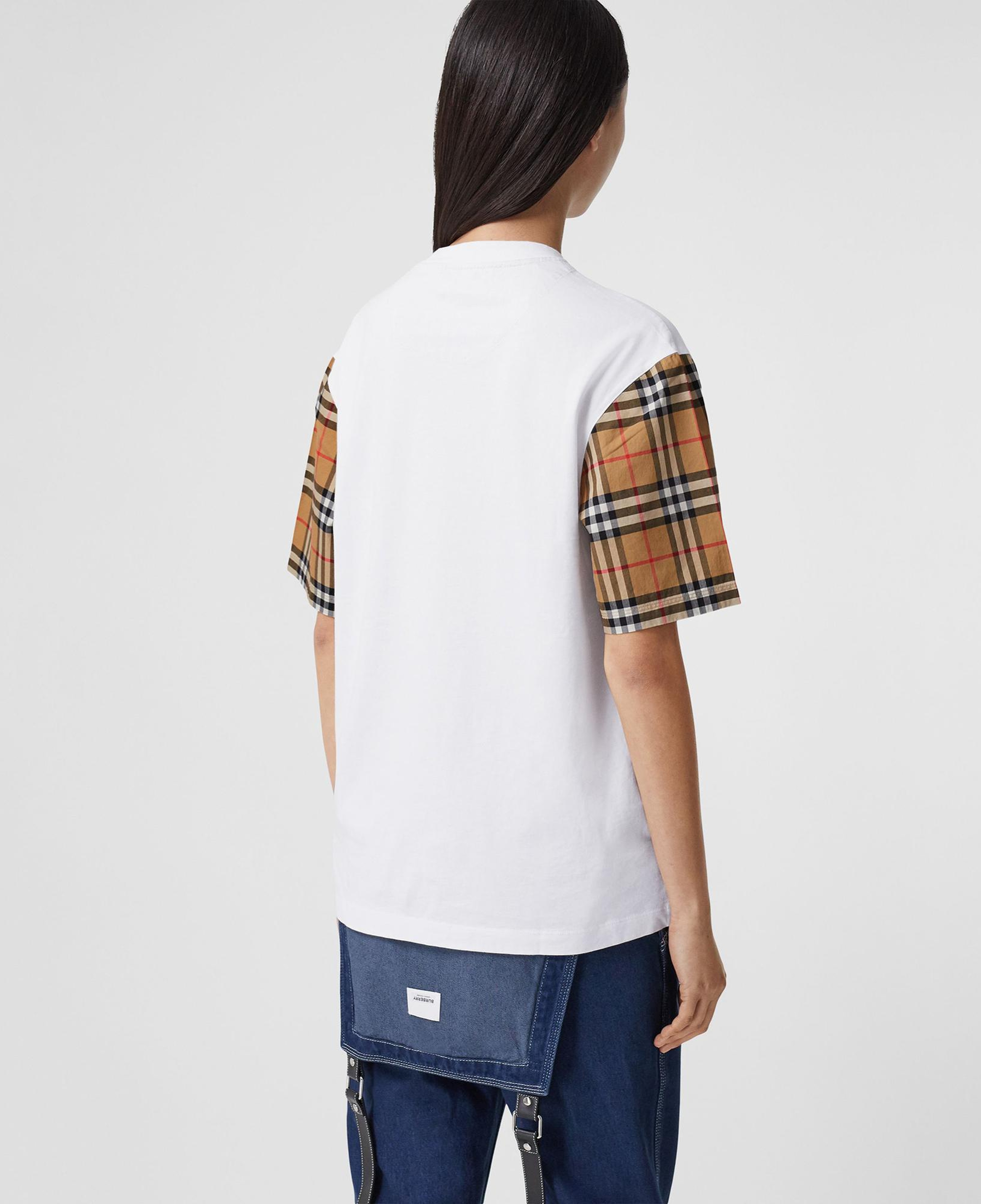 Burberry Serra Vintage Cotton Kadın Beyaz T-Shirt