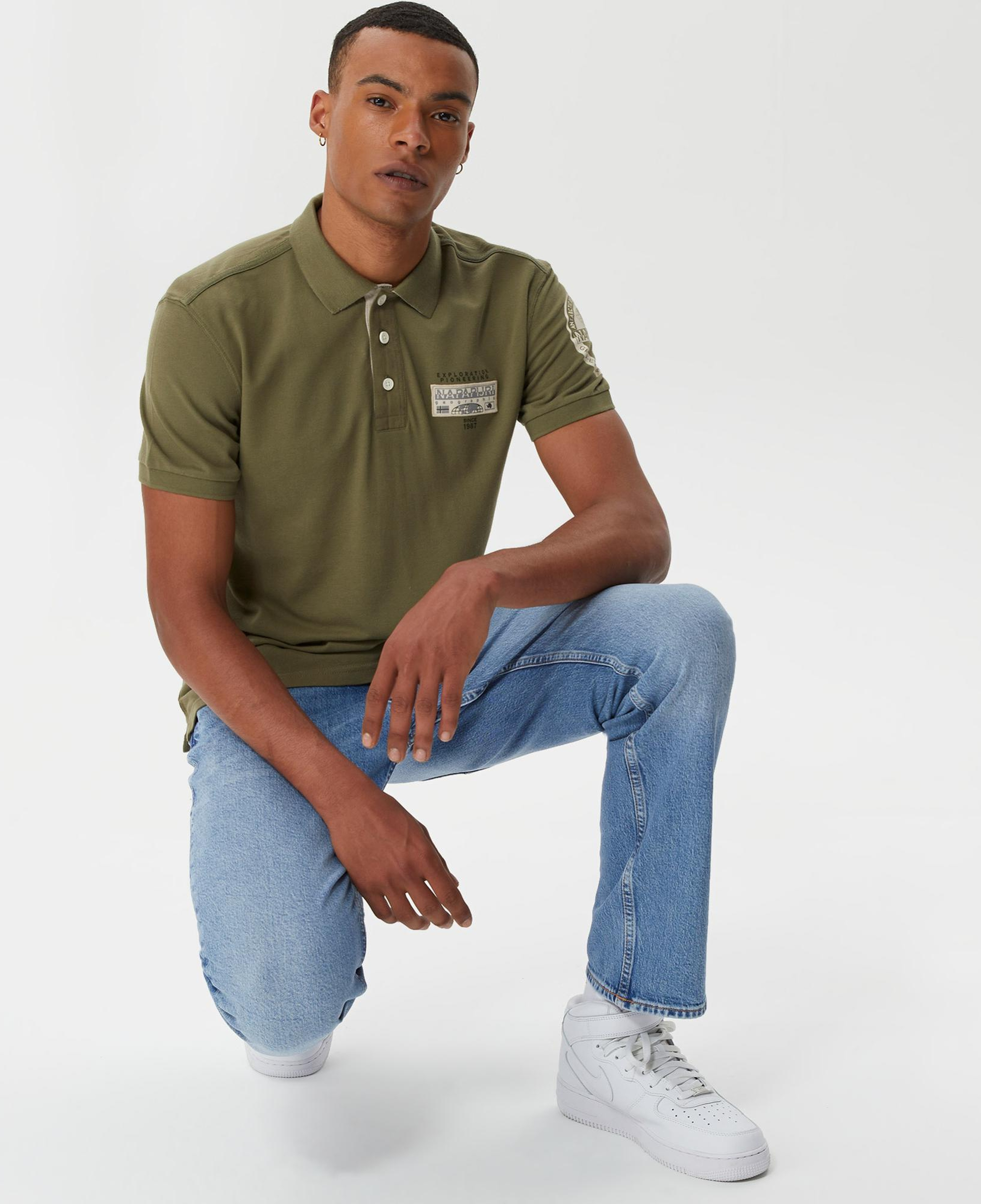 Napapijri E-Amundsen Erkek Yeşil T-Shirt