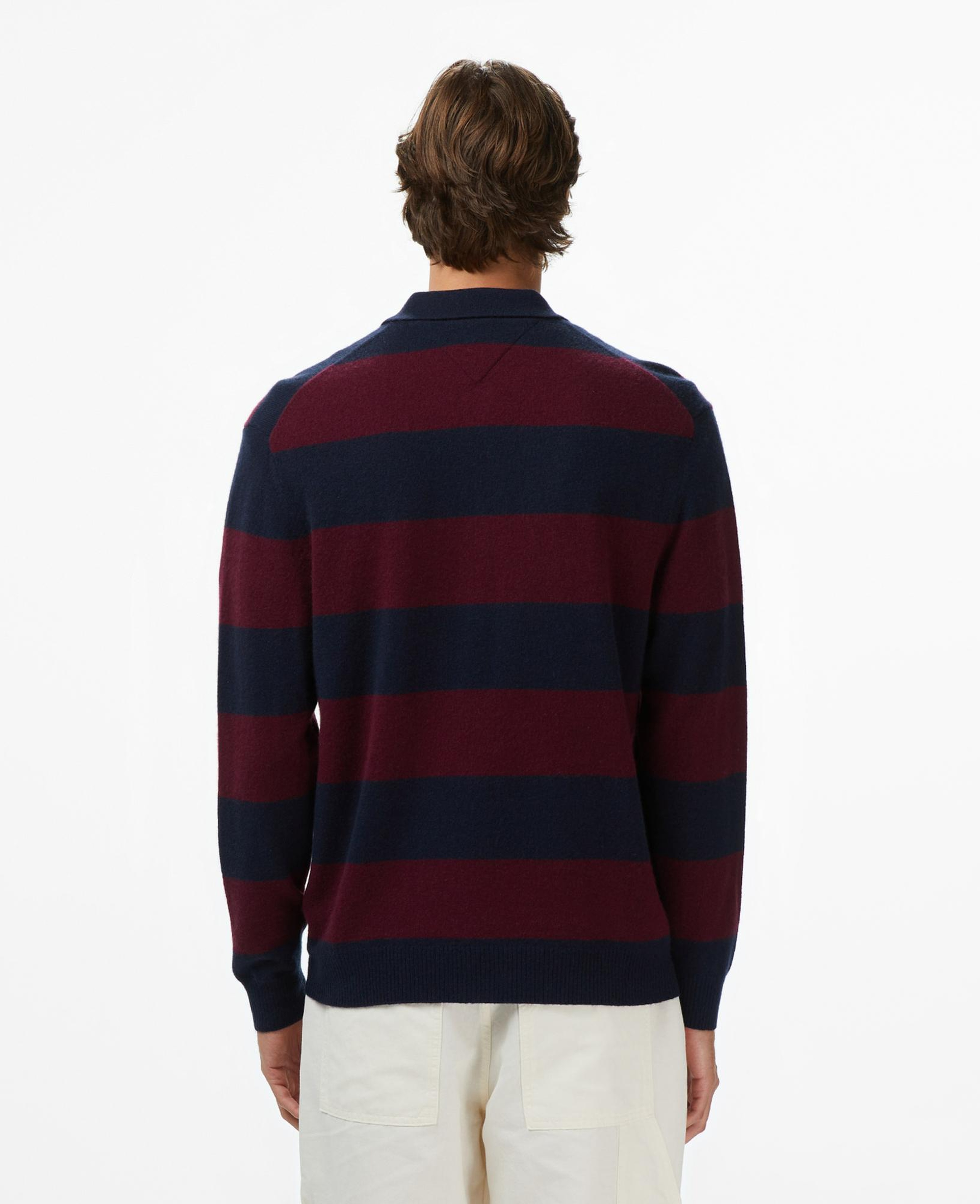 Tommy Hilfiger Knitted Rugby Casual Erkek Mavi Hırka