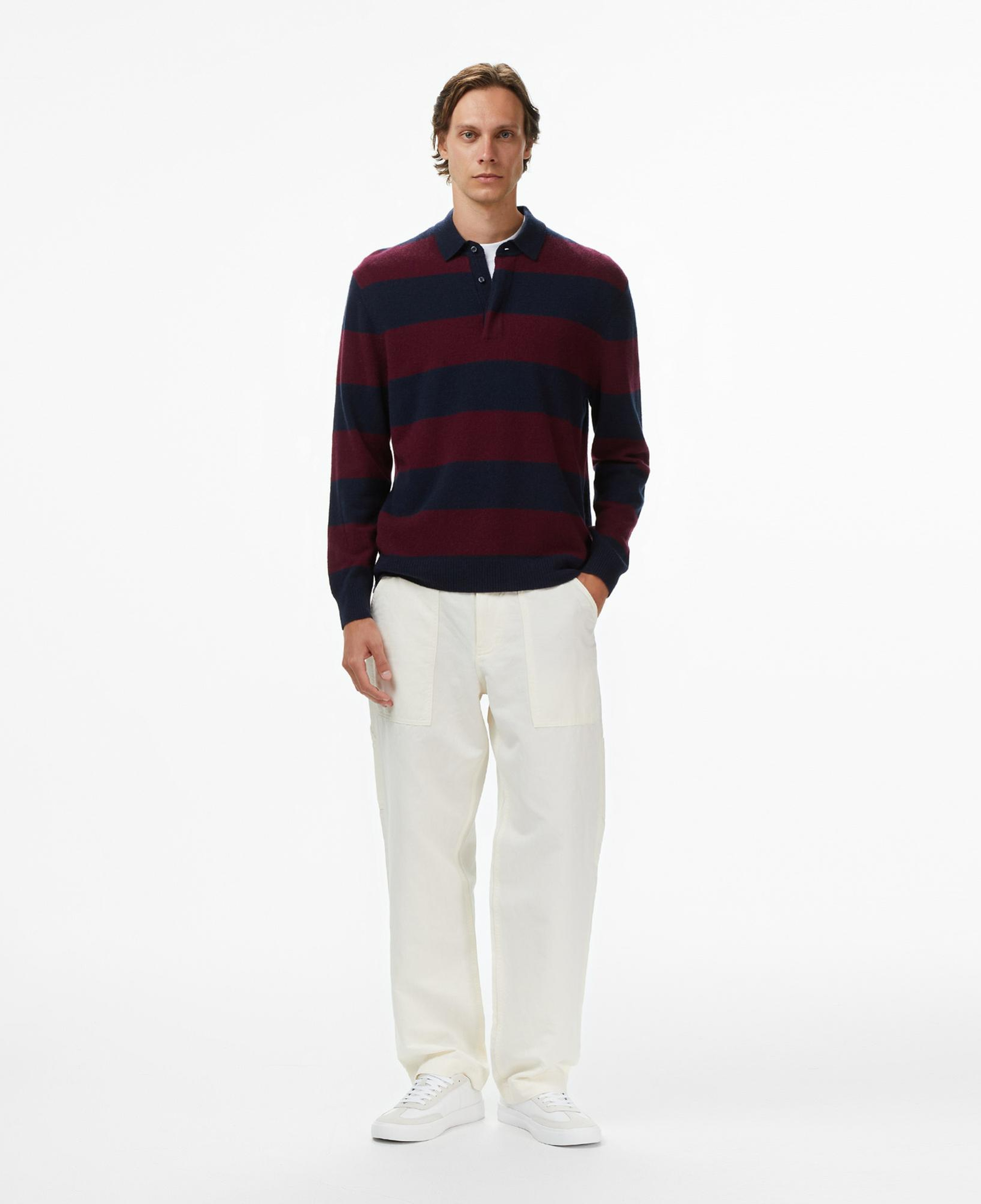 Tommy Hilfiger Knitted Rugby Casual Erkek Mavi Hırka