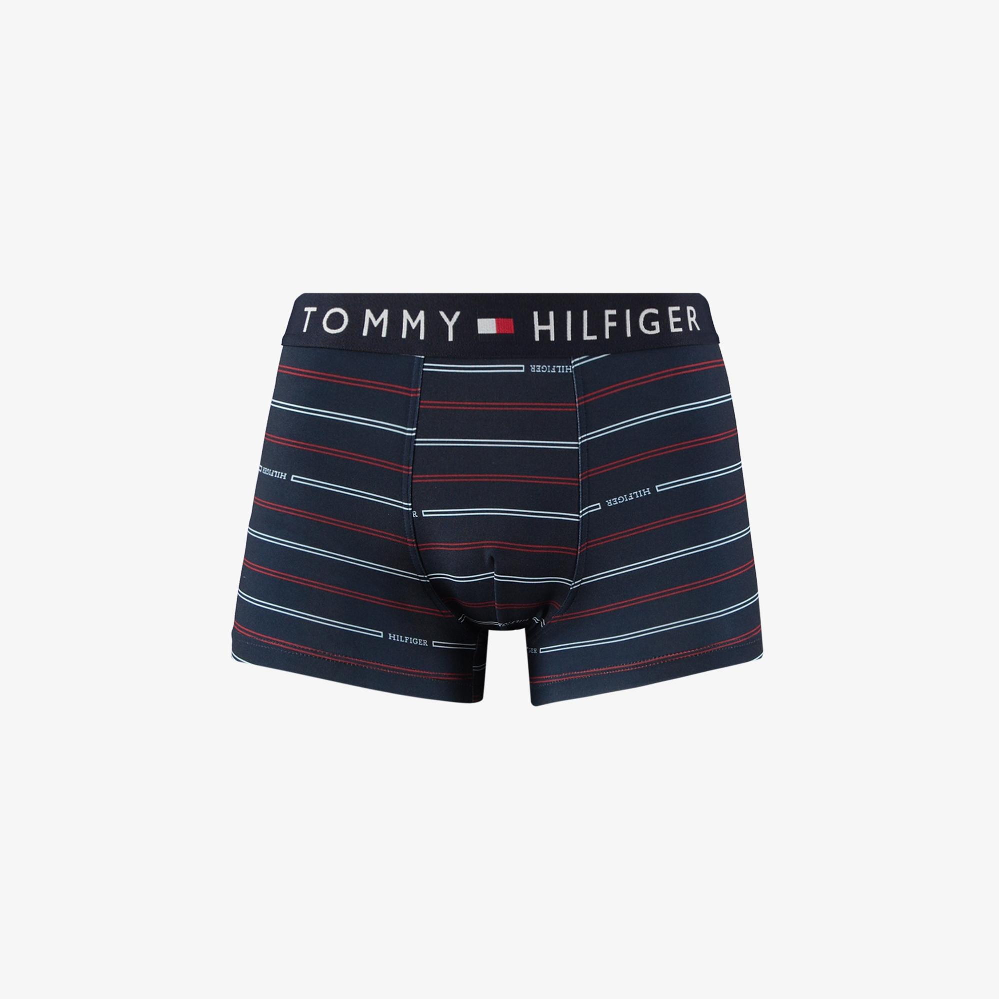 Tommy Hilfiger Trunk Mf Print Erkek Mavi Boxer