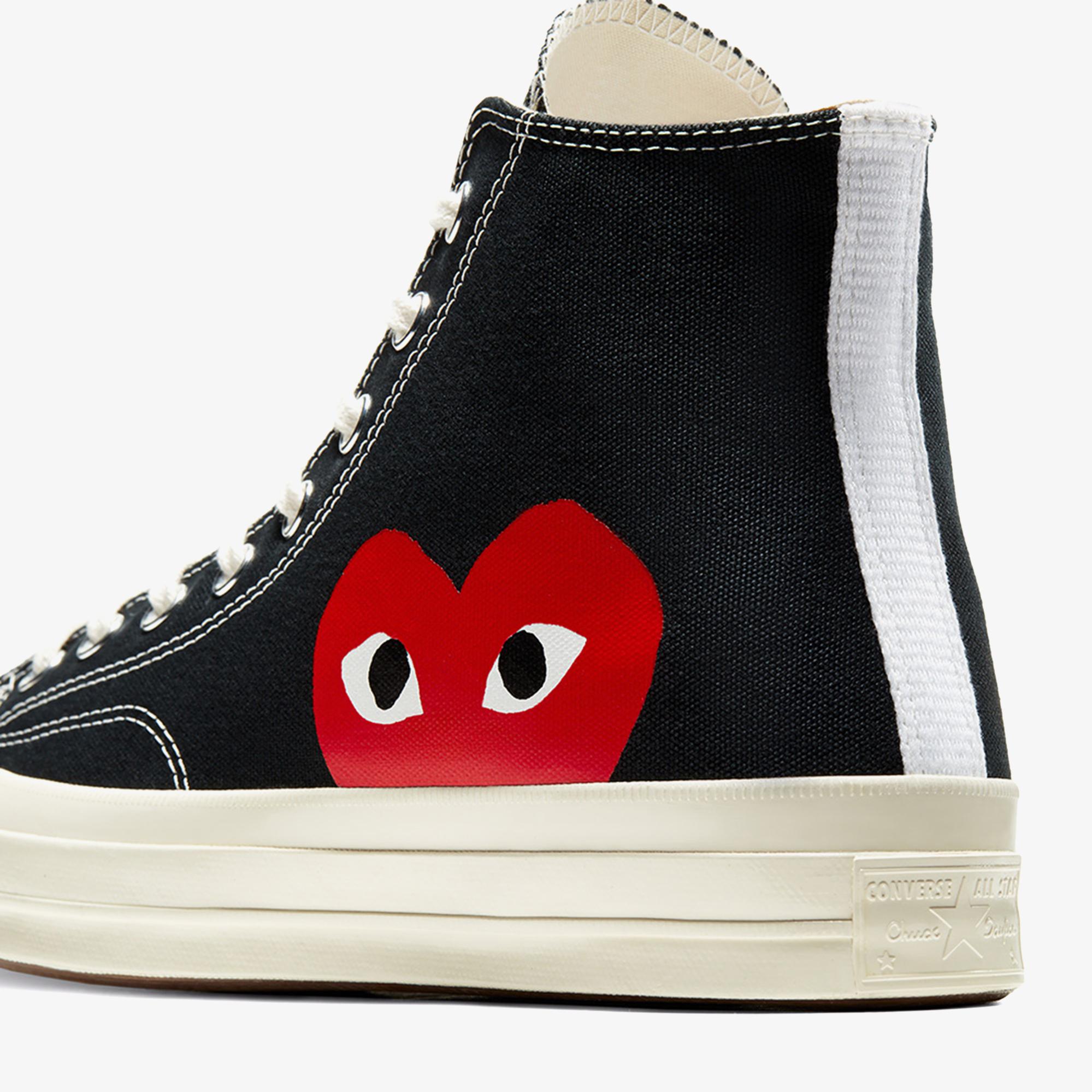 Converse X Comme Des Garçons Play Chuck 70 Unisex Siyah Sneaker