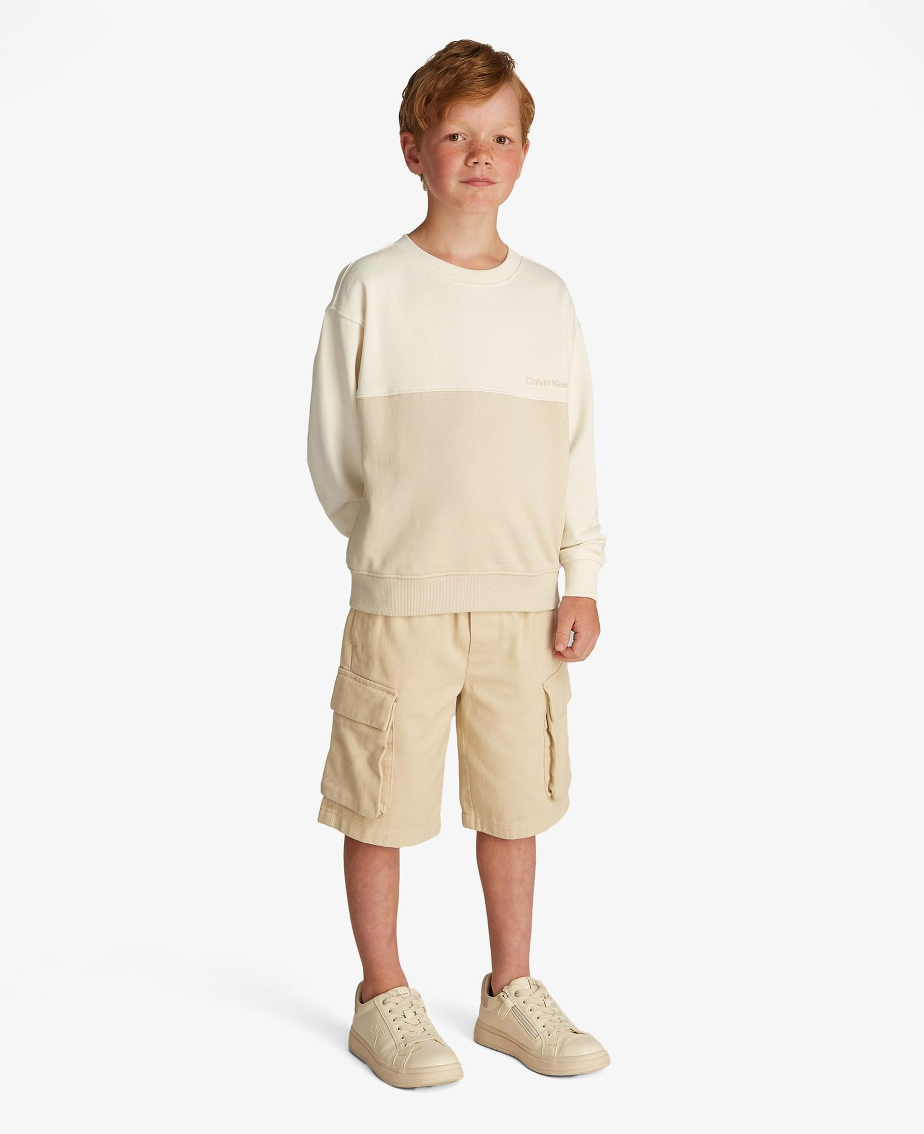 Calvin Klein Çocuk Beyaz Sweatshirt