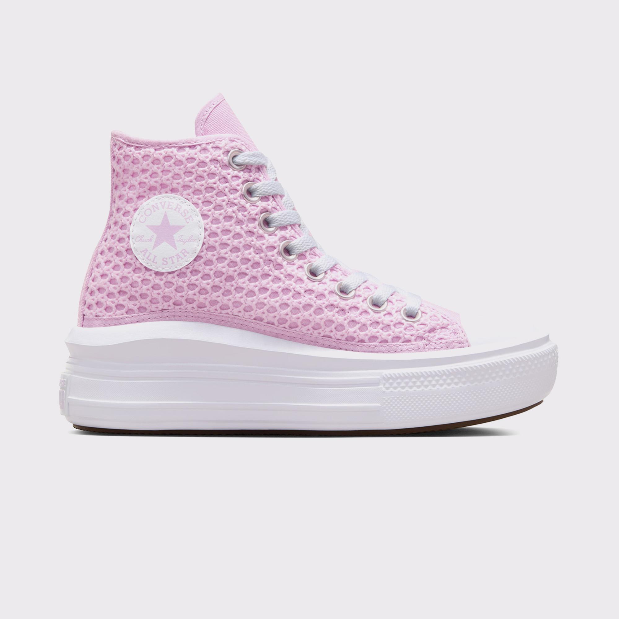 Converse Chuck Taylor All Star Move Genç Pembe Platform Sneaker