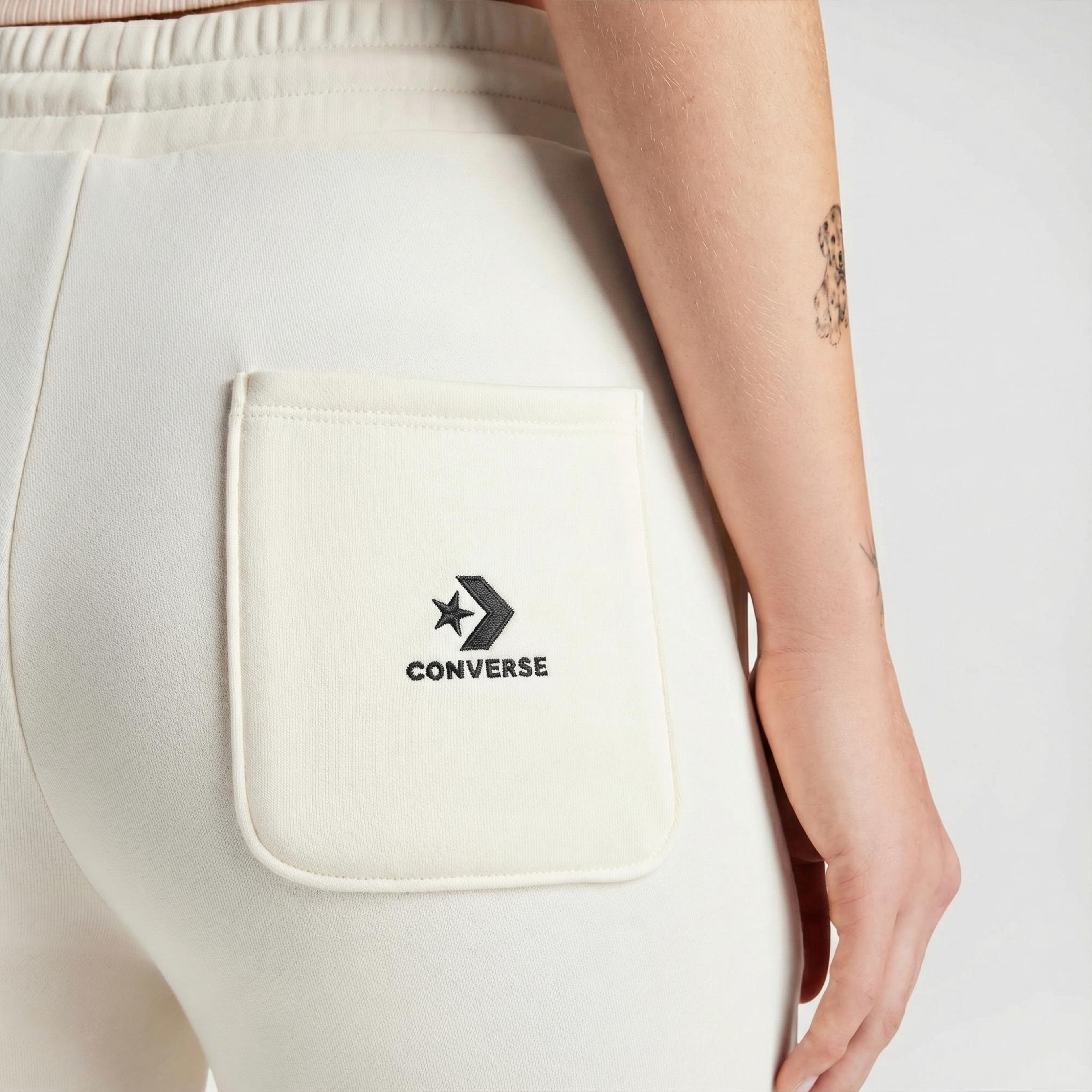 Converse Kadın Beyaz Eşofman Altı