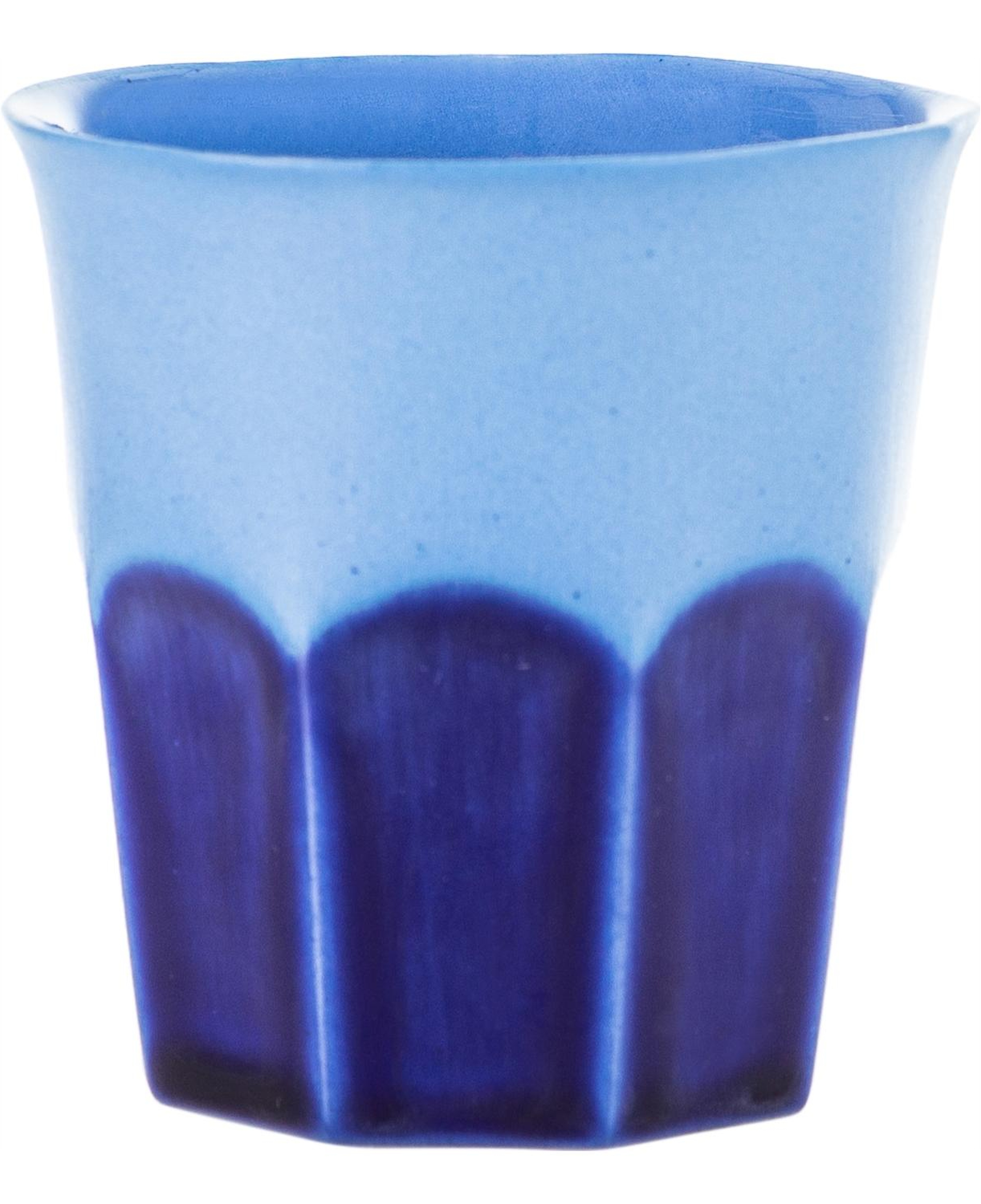 HANDMADE PORSELEN MAVİ ESPRESSO FİNCANI -110 ML