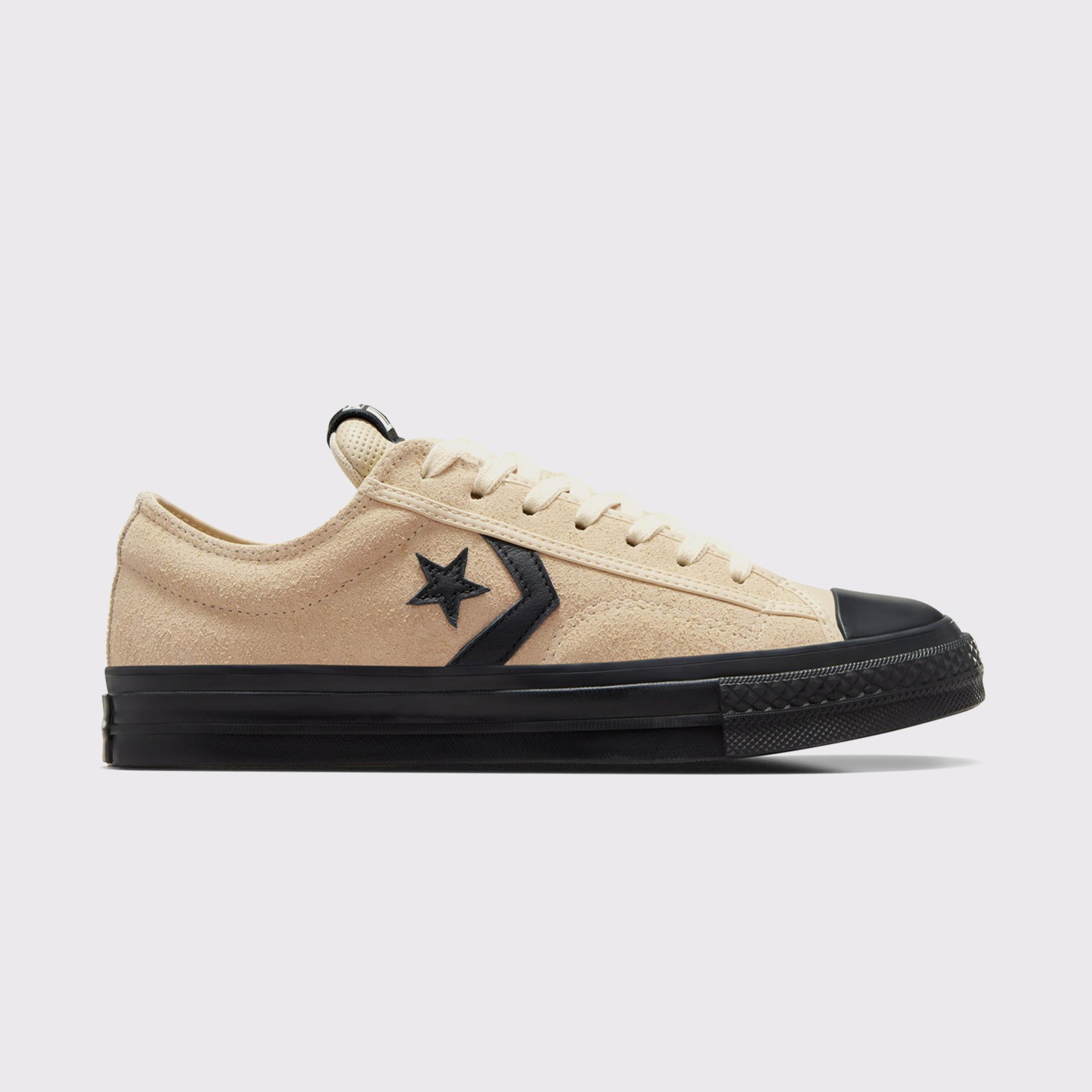 Converse Star Player 76 Unisex Krem Deri Sneaker
