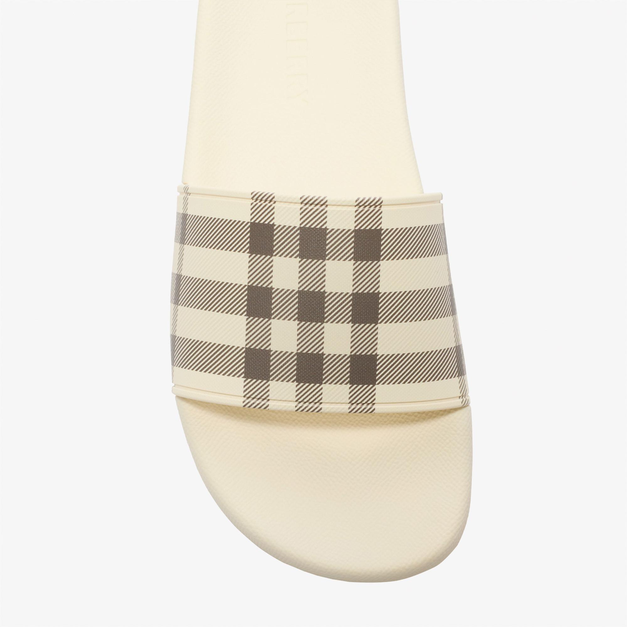 Burberry Furley Check Kadın Bej Terlik