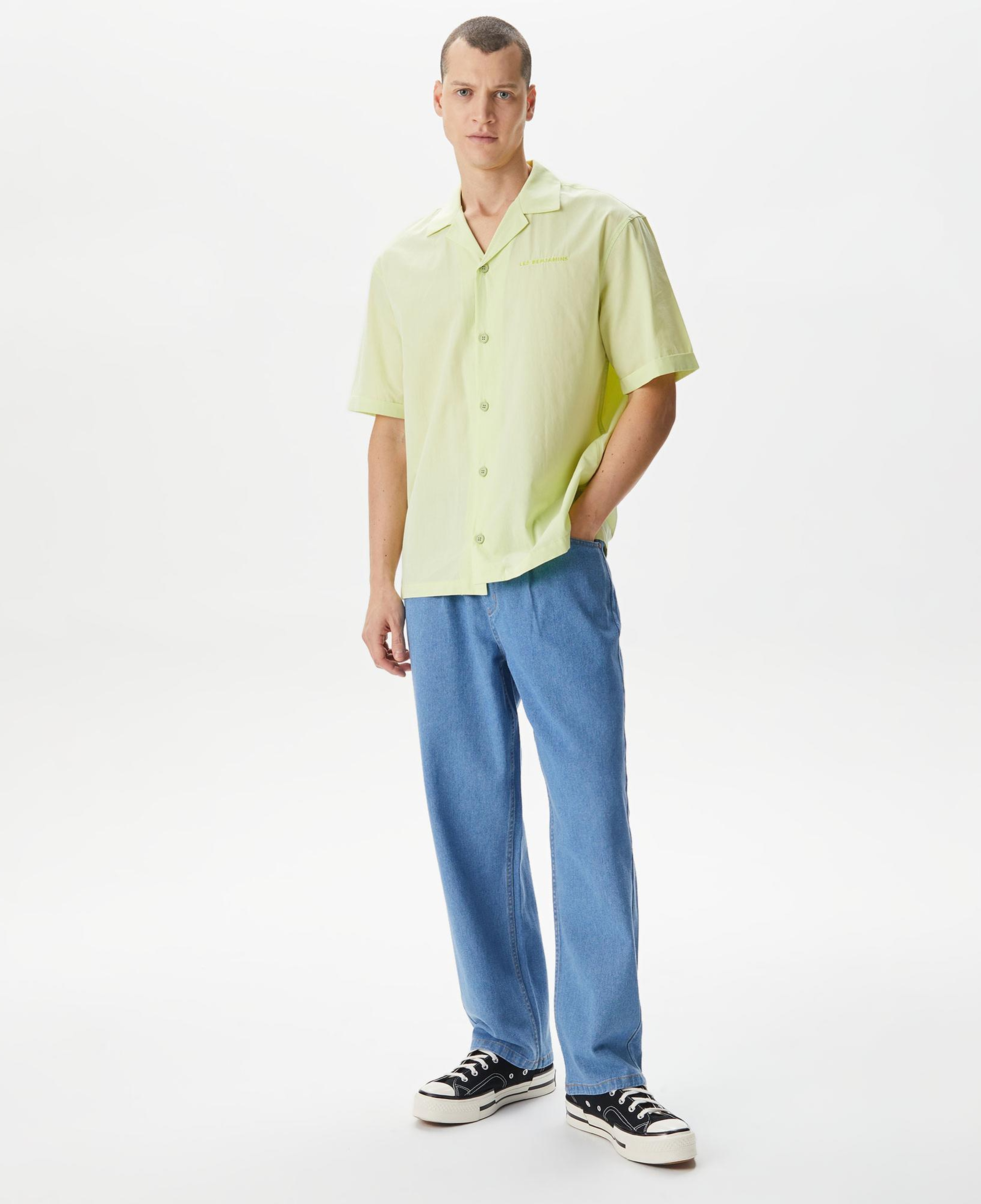 Les Benjamins Essentials 301 Erkek Yeşil Gömlek