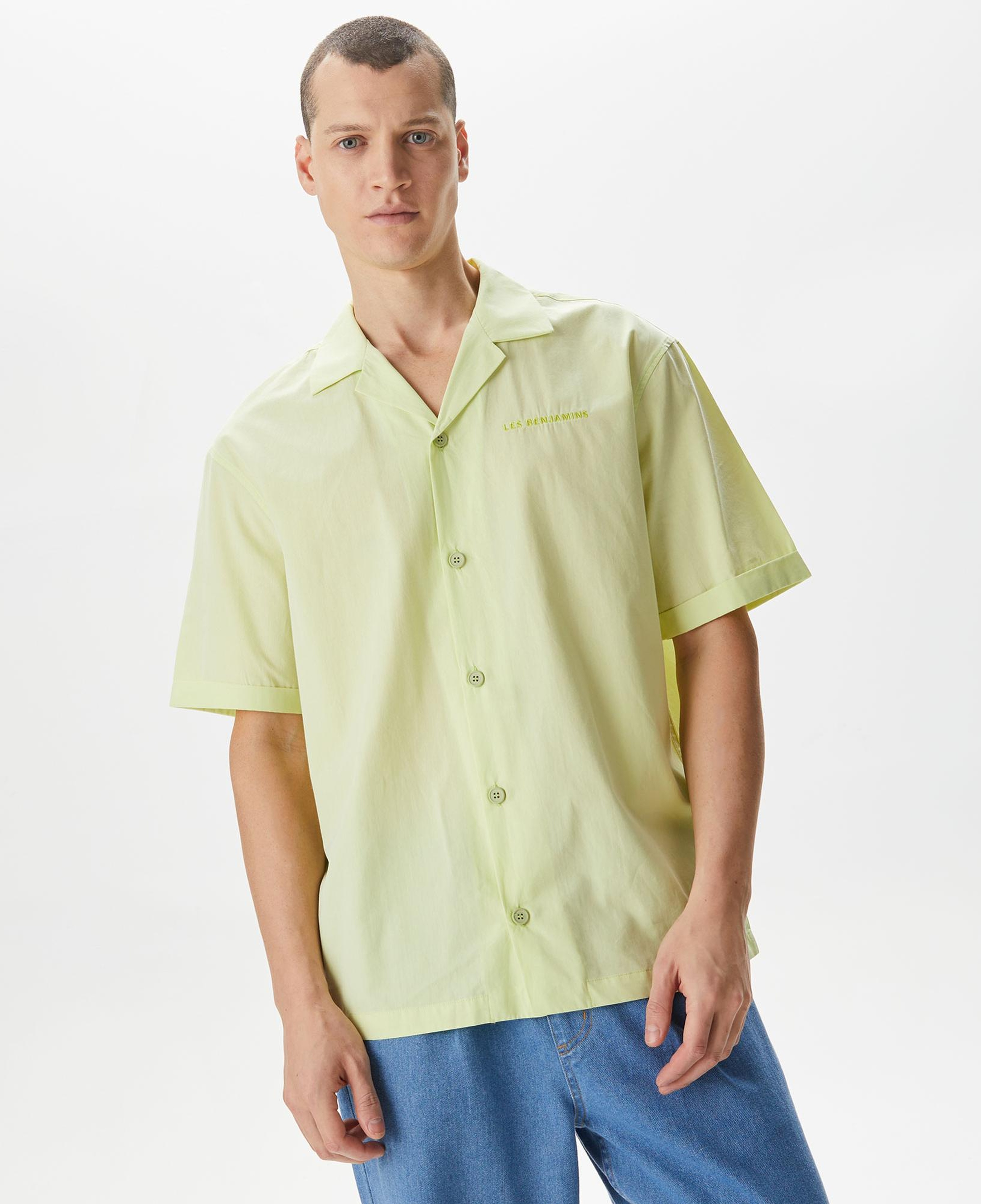 Les Benjamins Essentials 301 Erkek Yeşil Gömlek