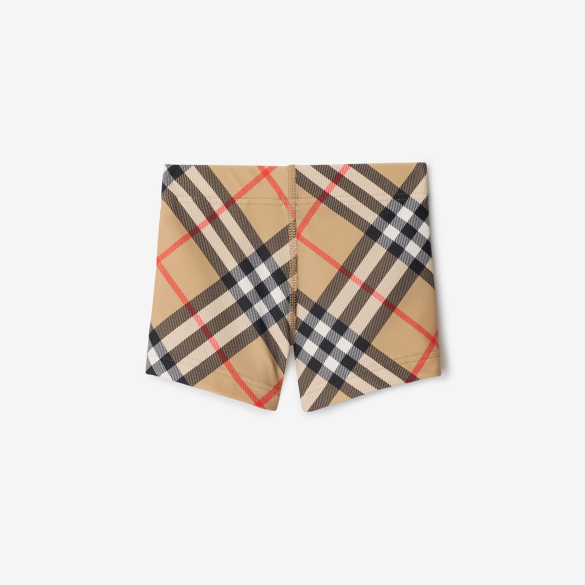 Burberry Alvis Çocuk Bej Deniz Şortu