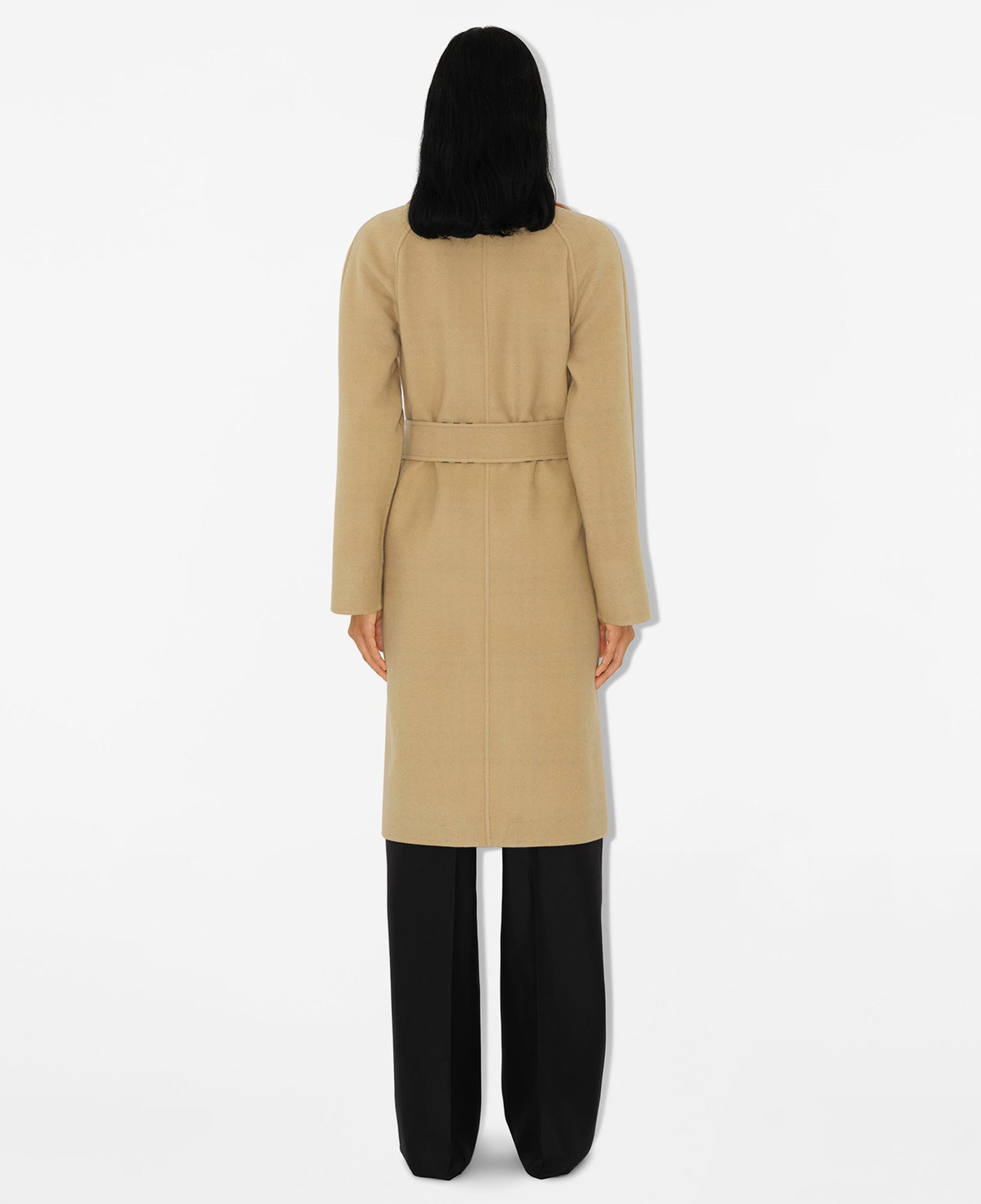 Burberry Giu Reversible Wool Wrap Kadın Bej Palto