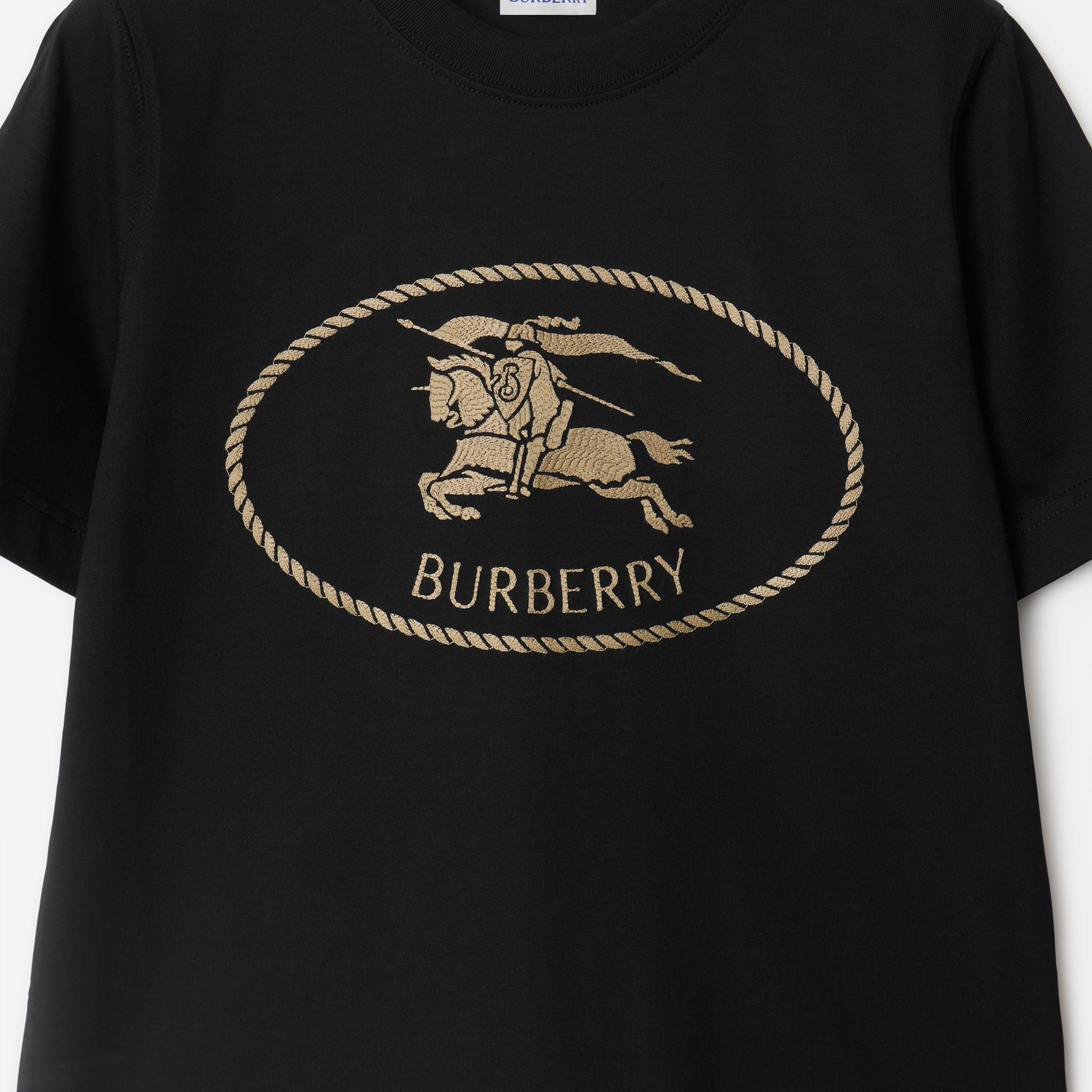 Burberry Kadın Siyah T-Shirt