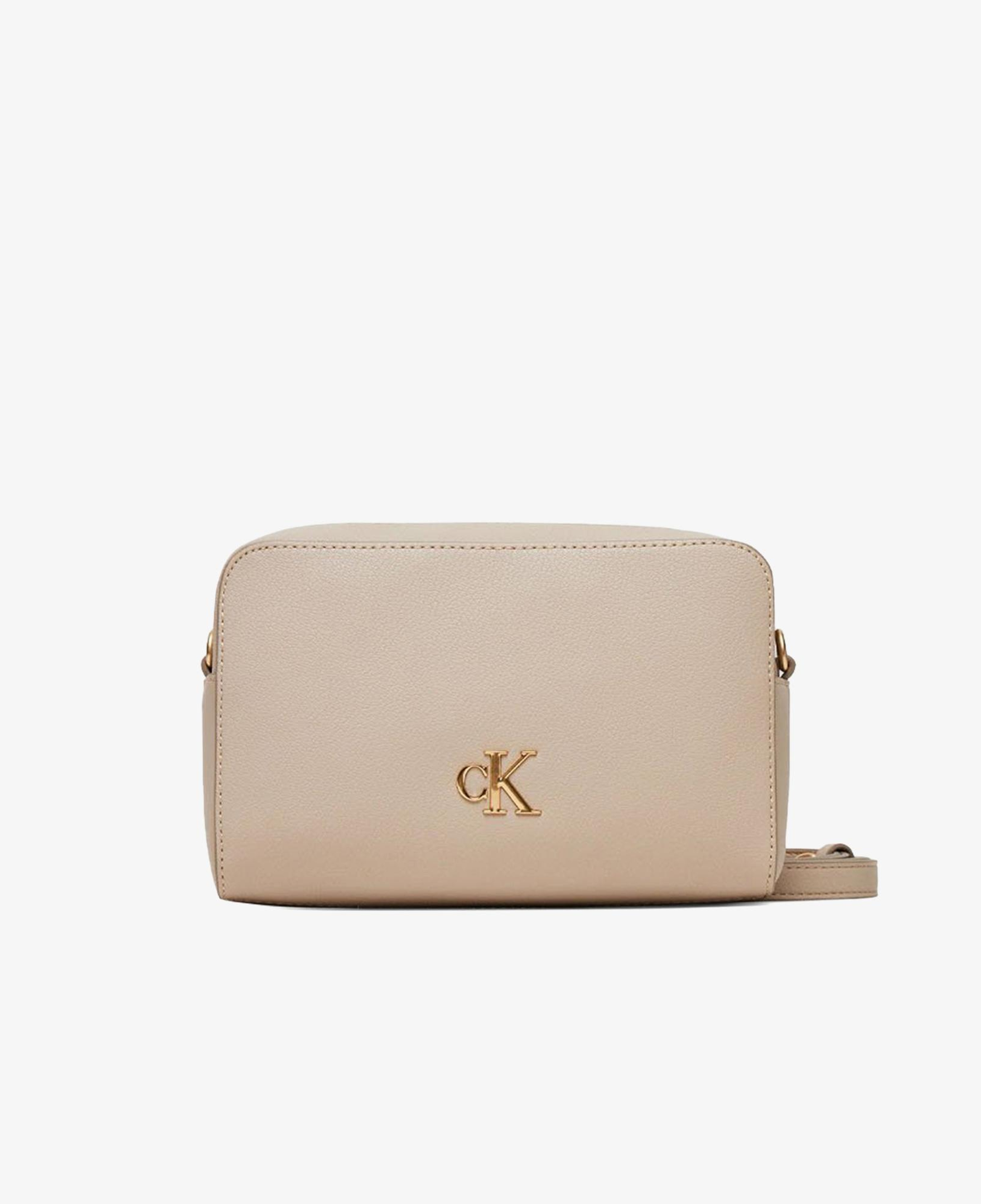 Calvin Klein Minimal Monogram Camera Kadın Bej El Çantası
