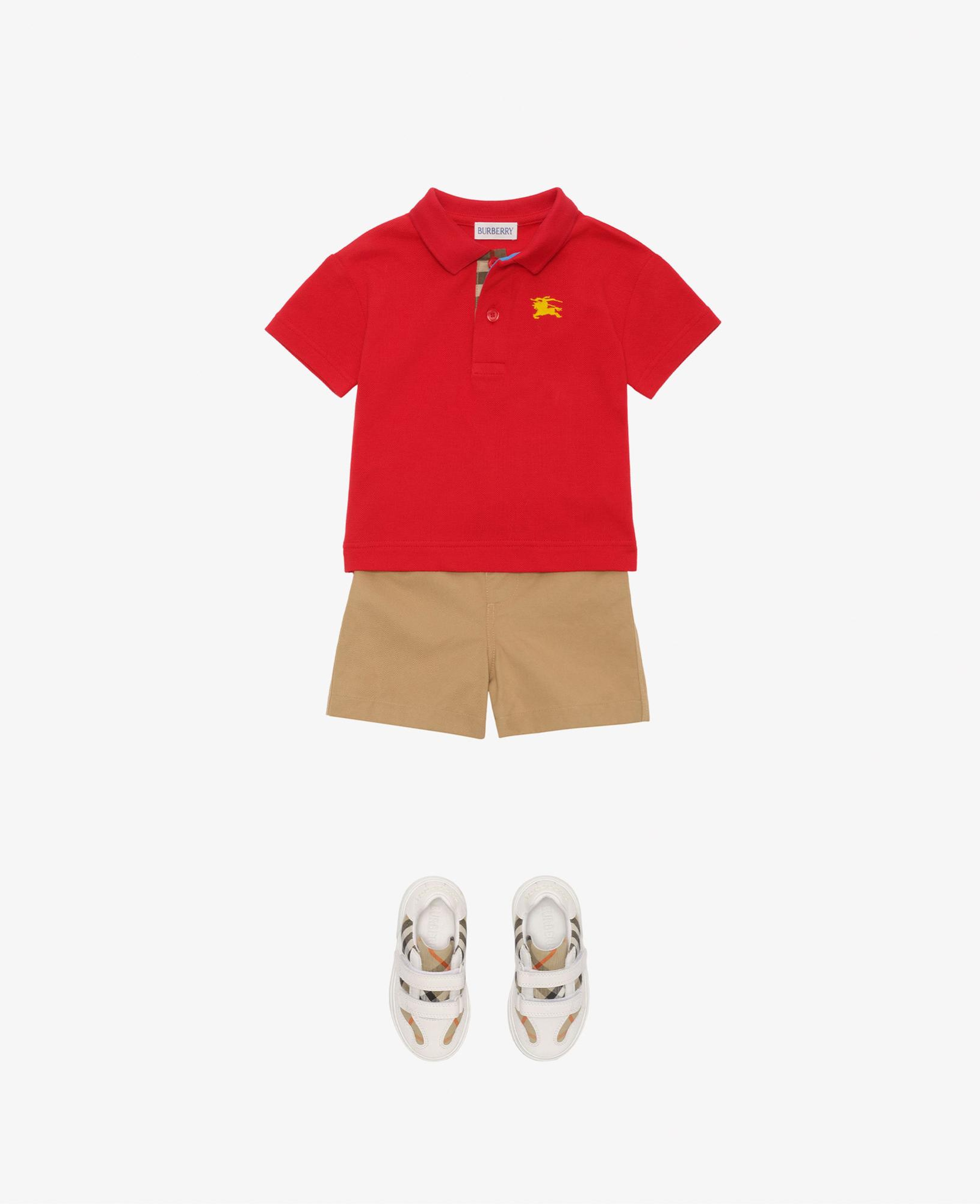 Burberry Johane Ekd Çocuk Kırmızı Polo
