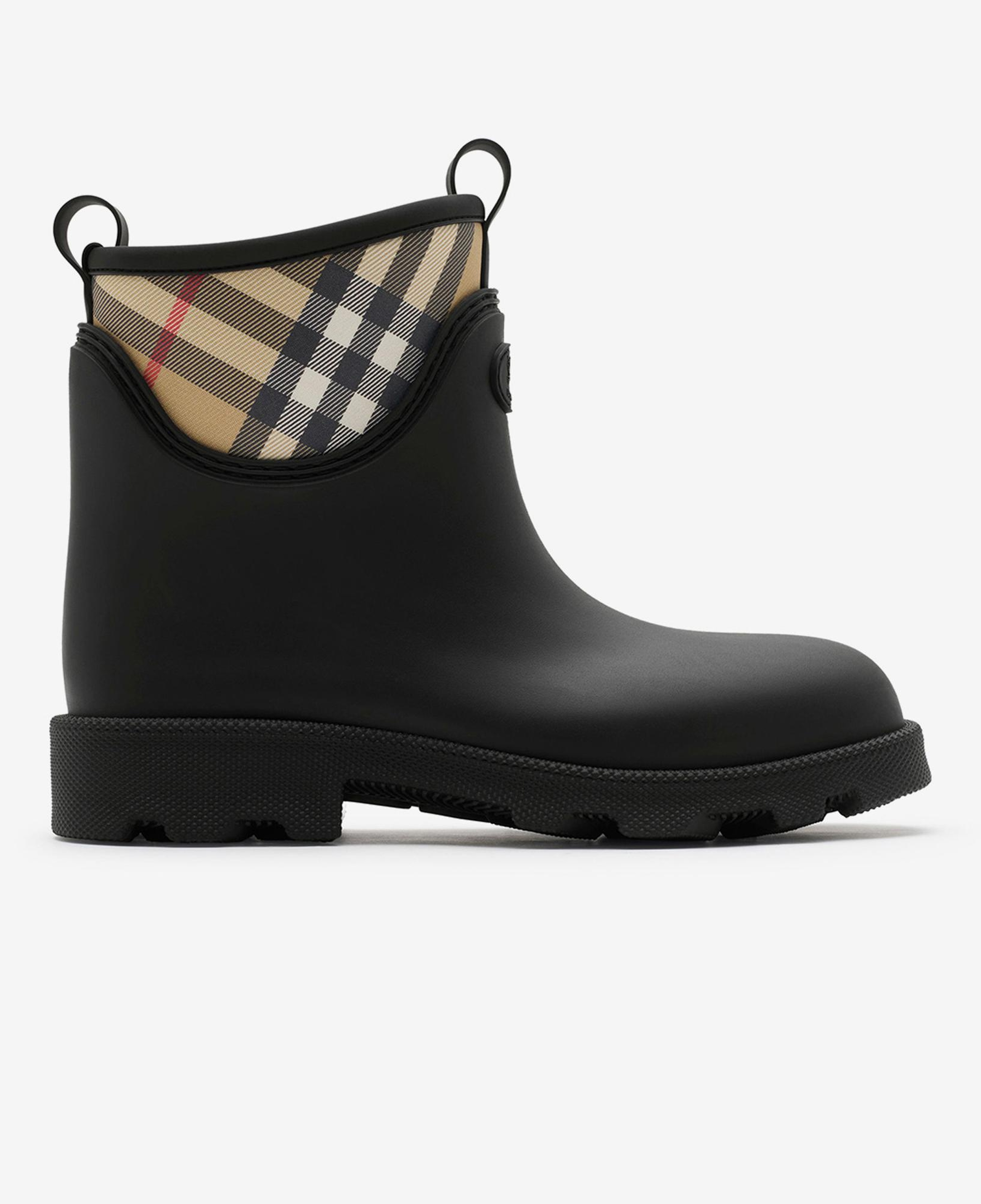 Burberry Rubber Marsh Stamp Low Kadın Siyah Bot