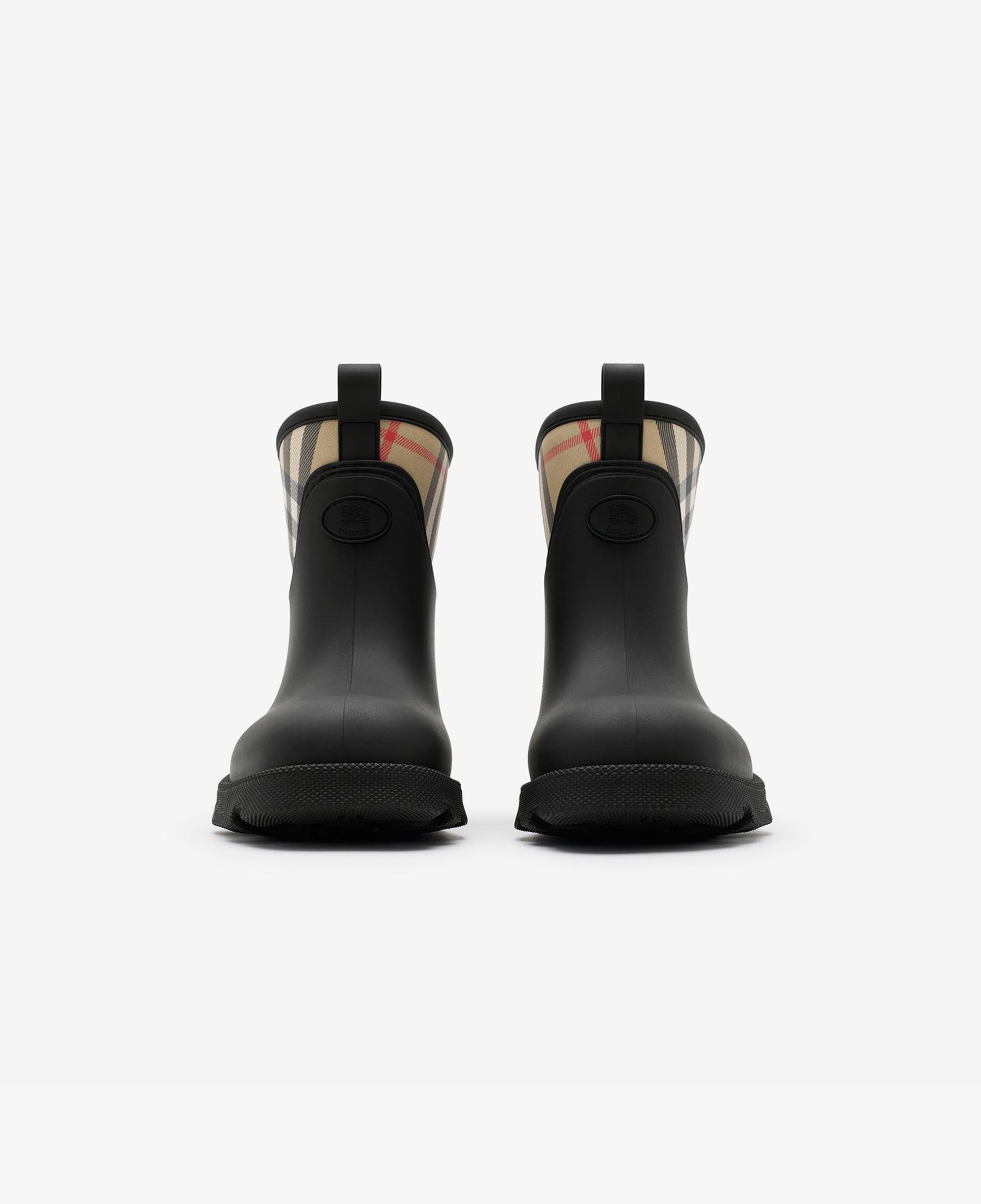 Burberry Rubber Marsh Stamp Low Kadın Siyah Bot