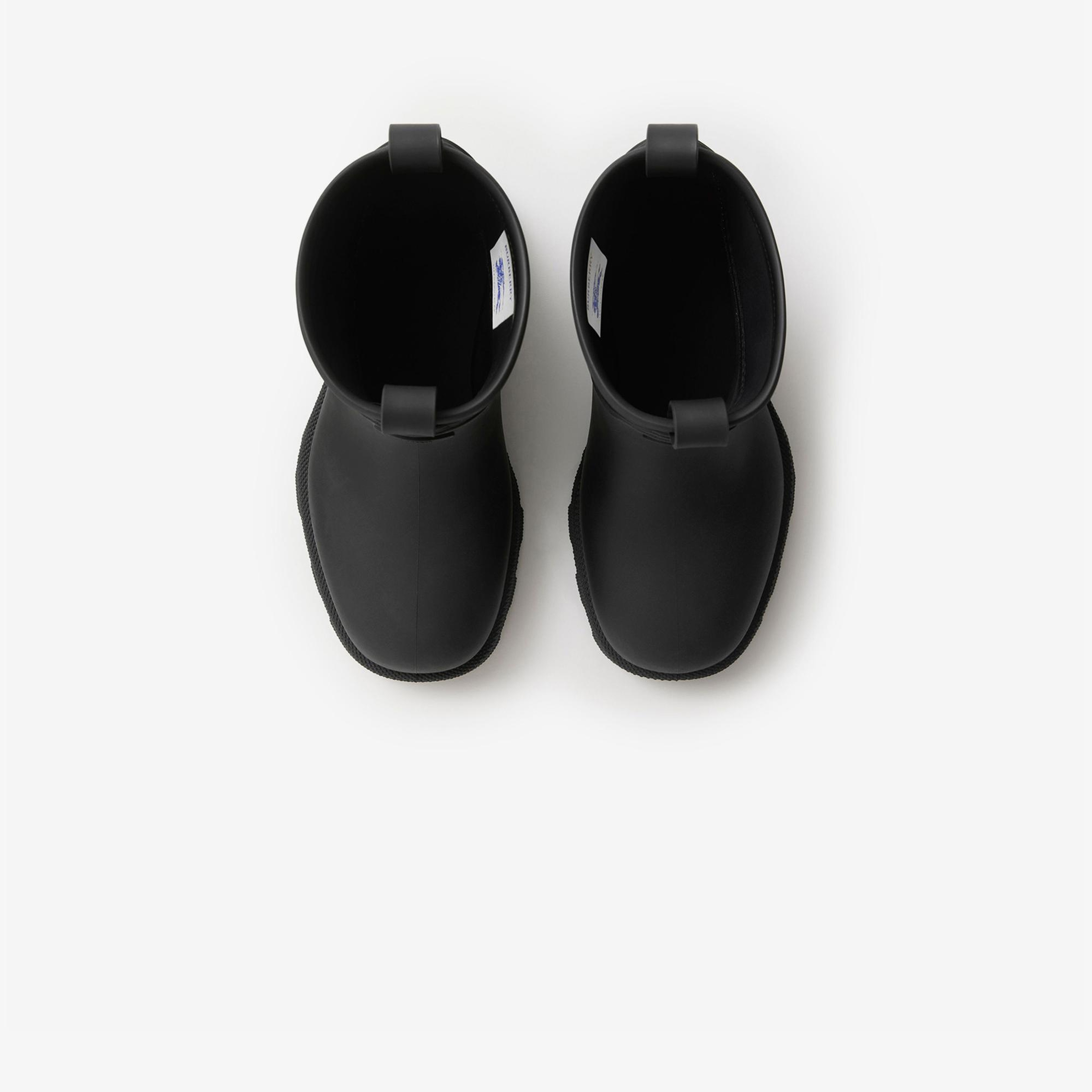 Burberry Rubber Marsh Stamp Low Kadın Siyah Bot