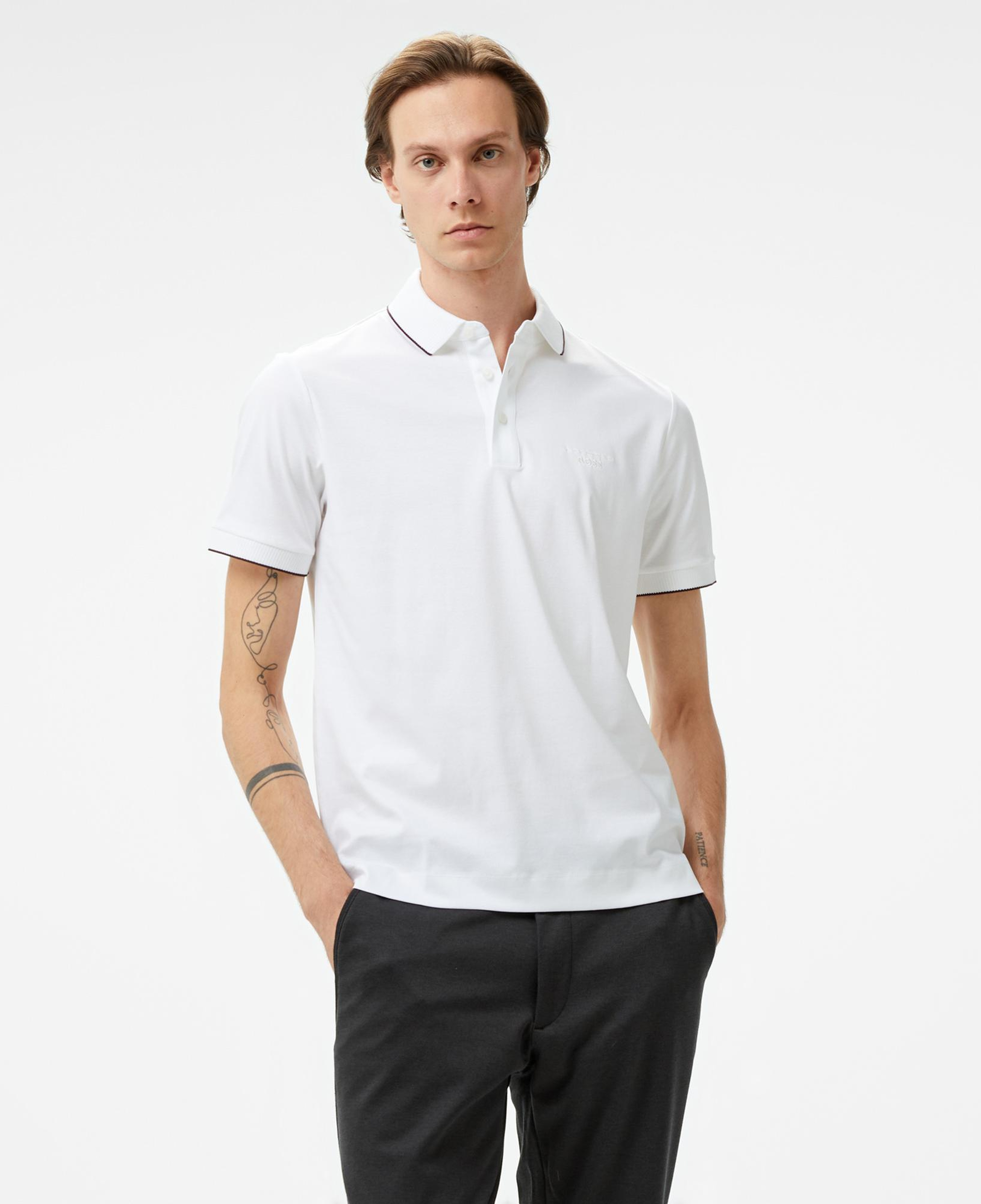 Boss H-Prout 400_Ps Erkek Beyaz Polo