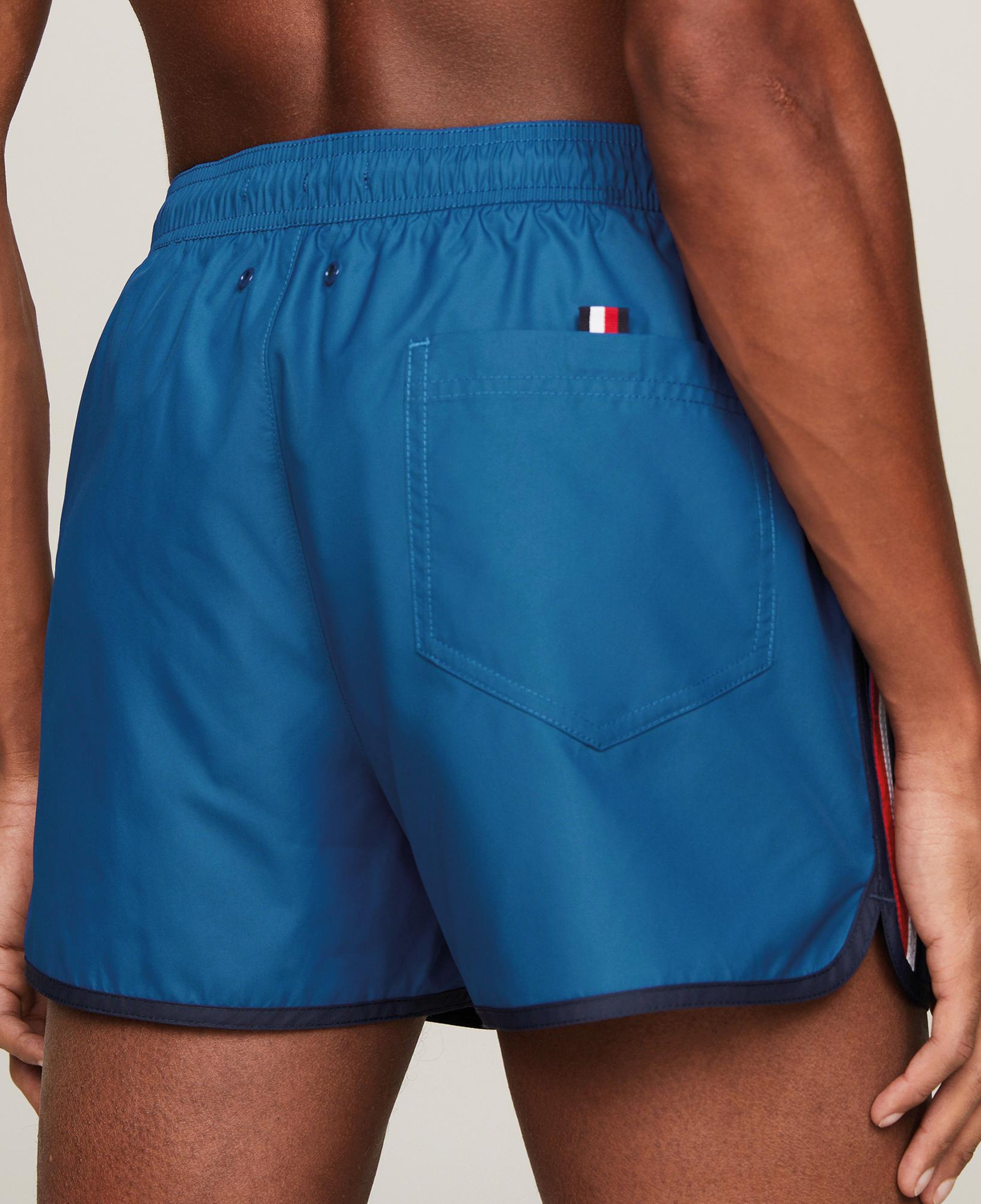 Tommy Hilfiger Runner Erkek Mavi Mayo Şort