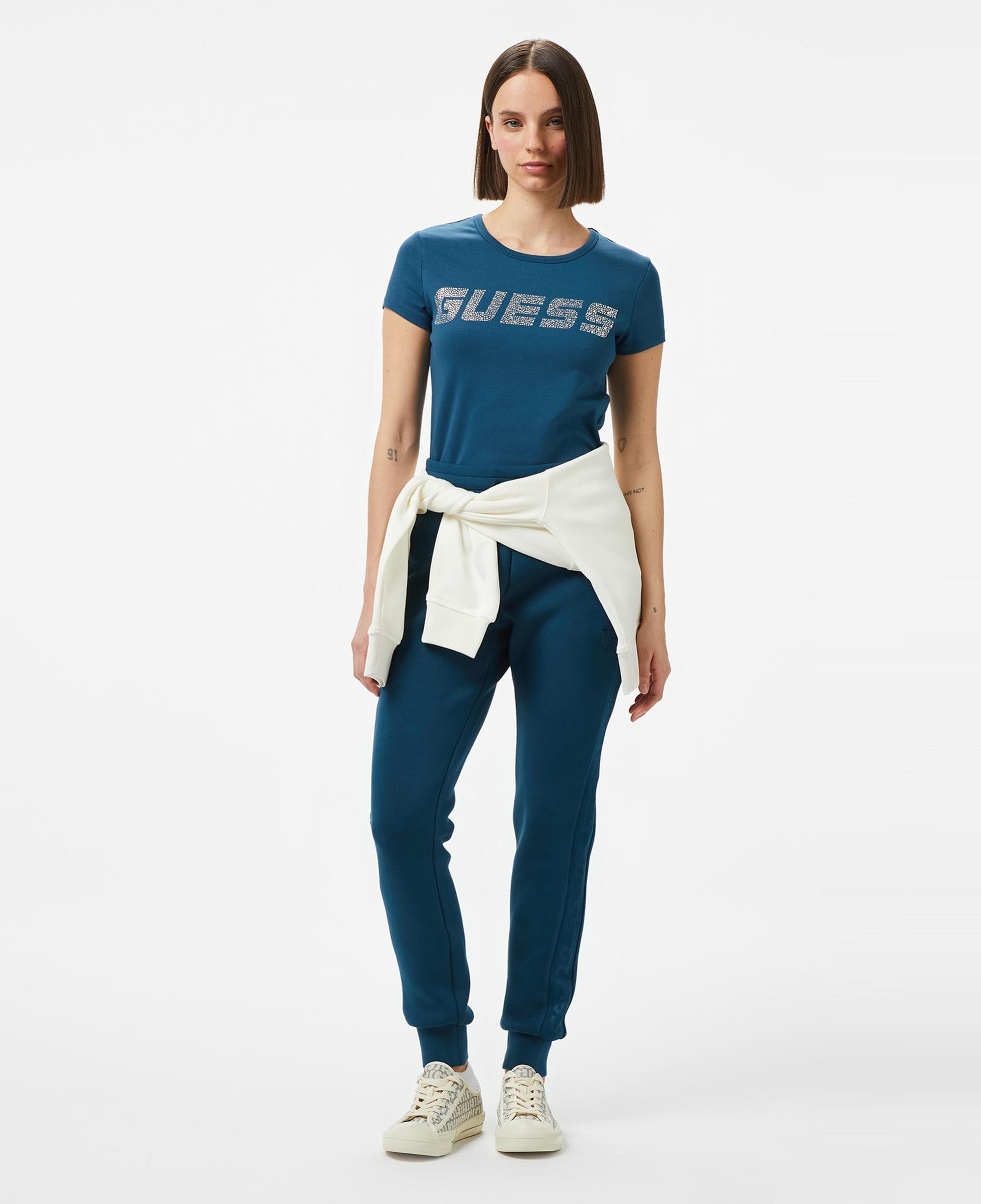 Guess Allie Scuba Jogger Kadın Mavi Eşofman Altı