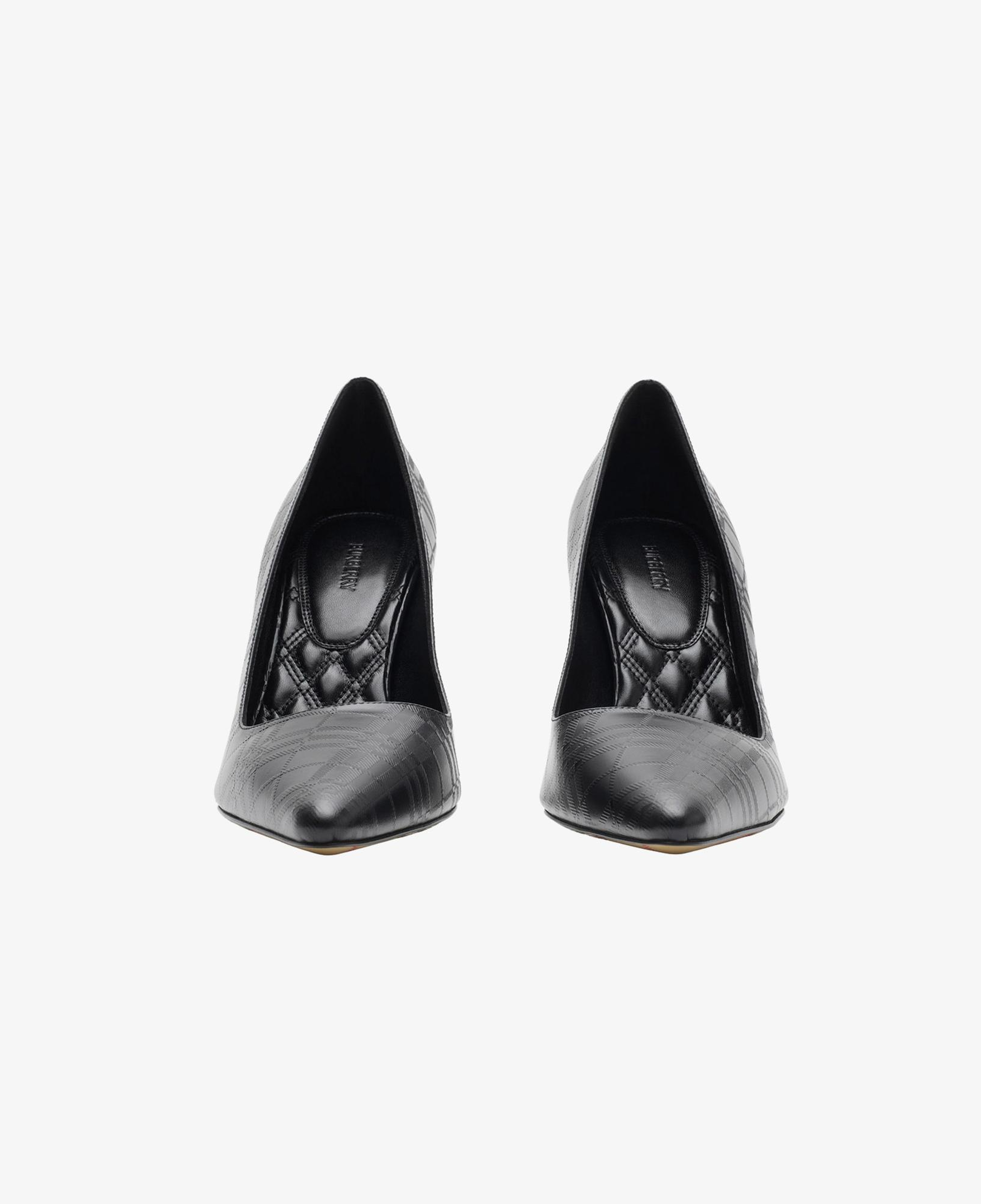 Burberry Dame Leather Pump Kadın Siyah Topuklu Ayakkabı