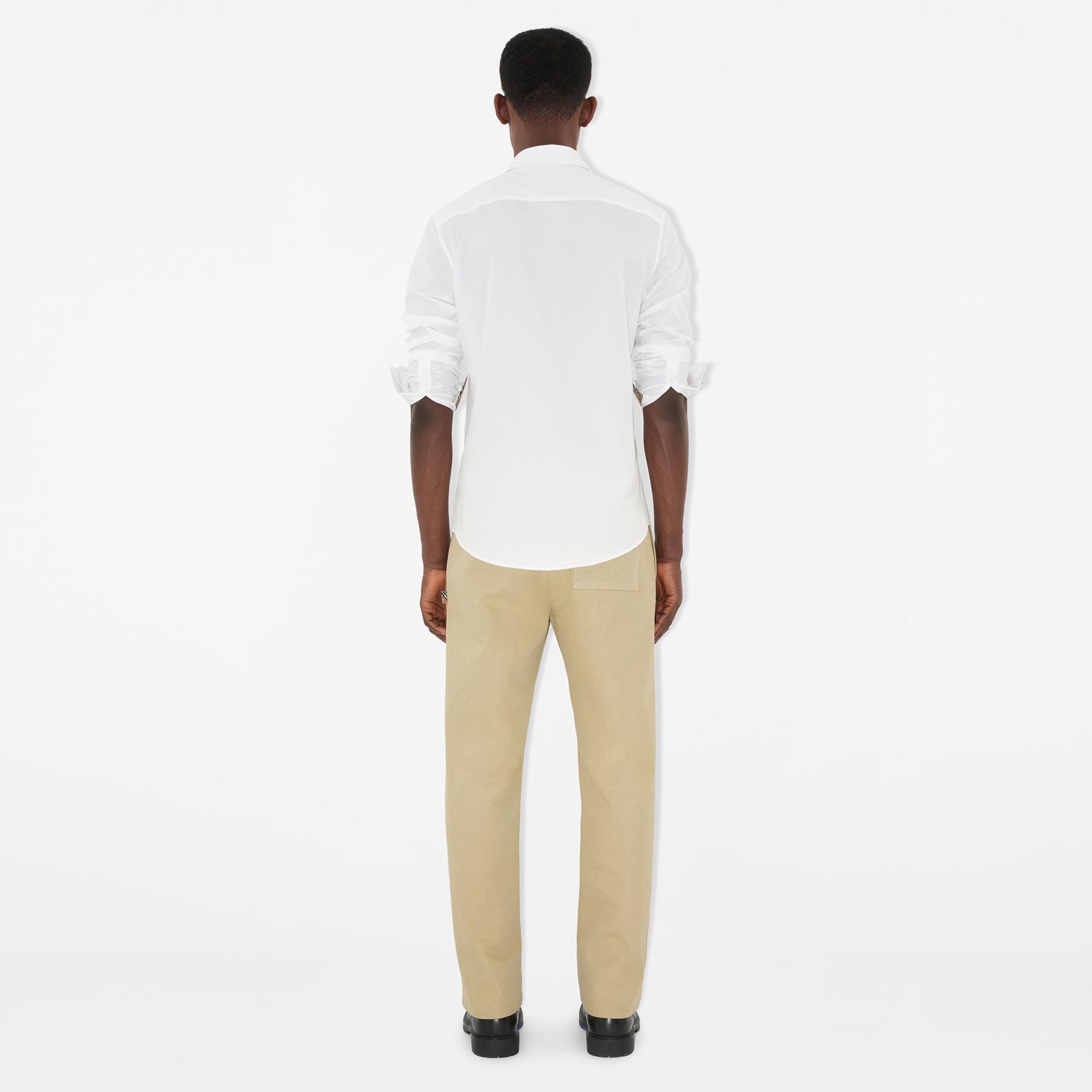 Burberry Erkek Beyaz Gömlek