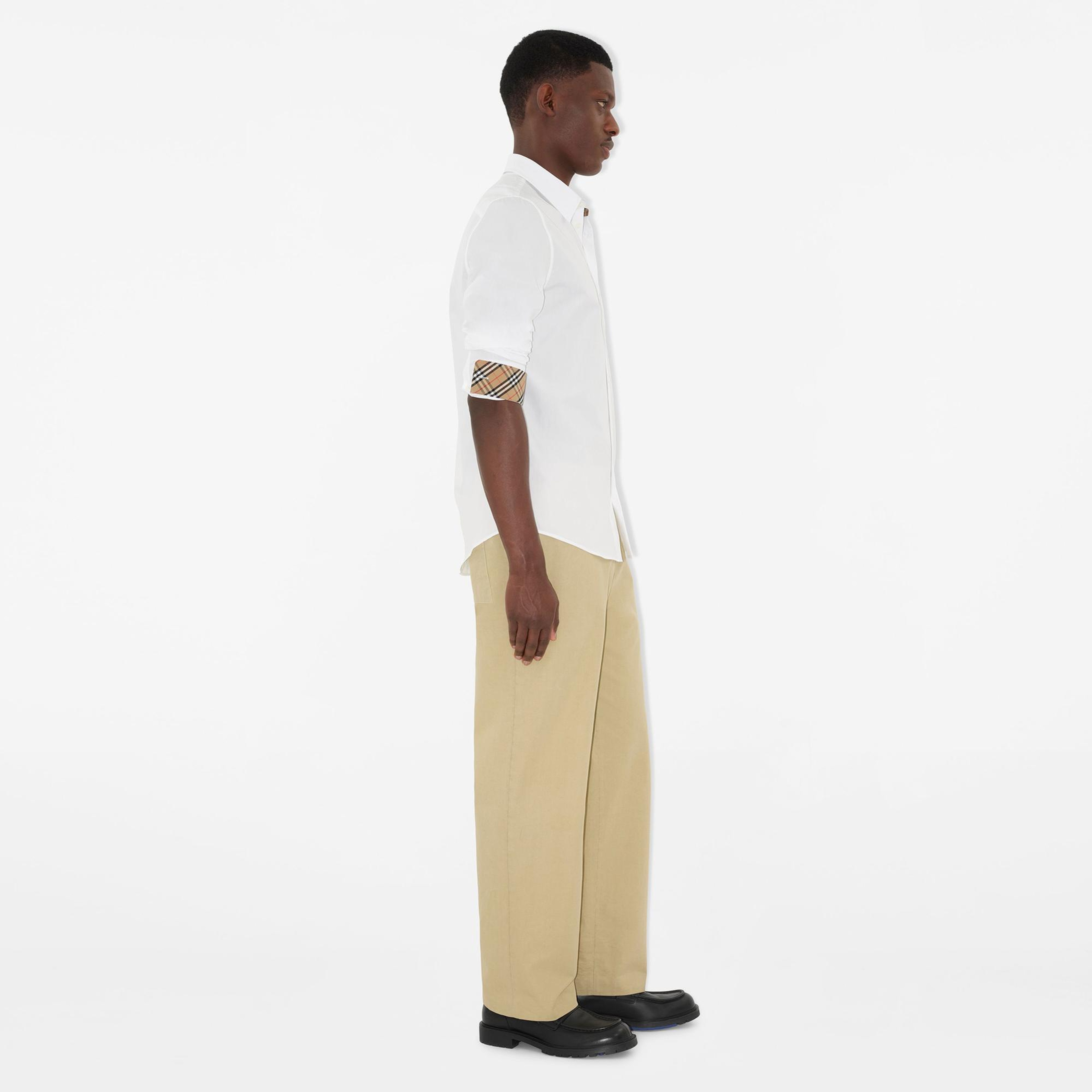 Burberry Erkek Beyaz Gömlek