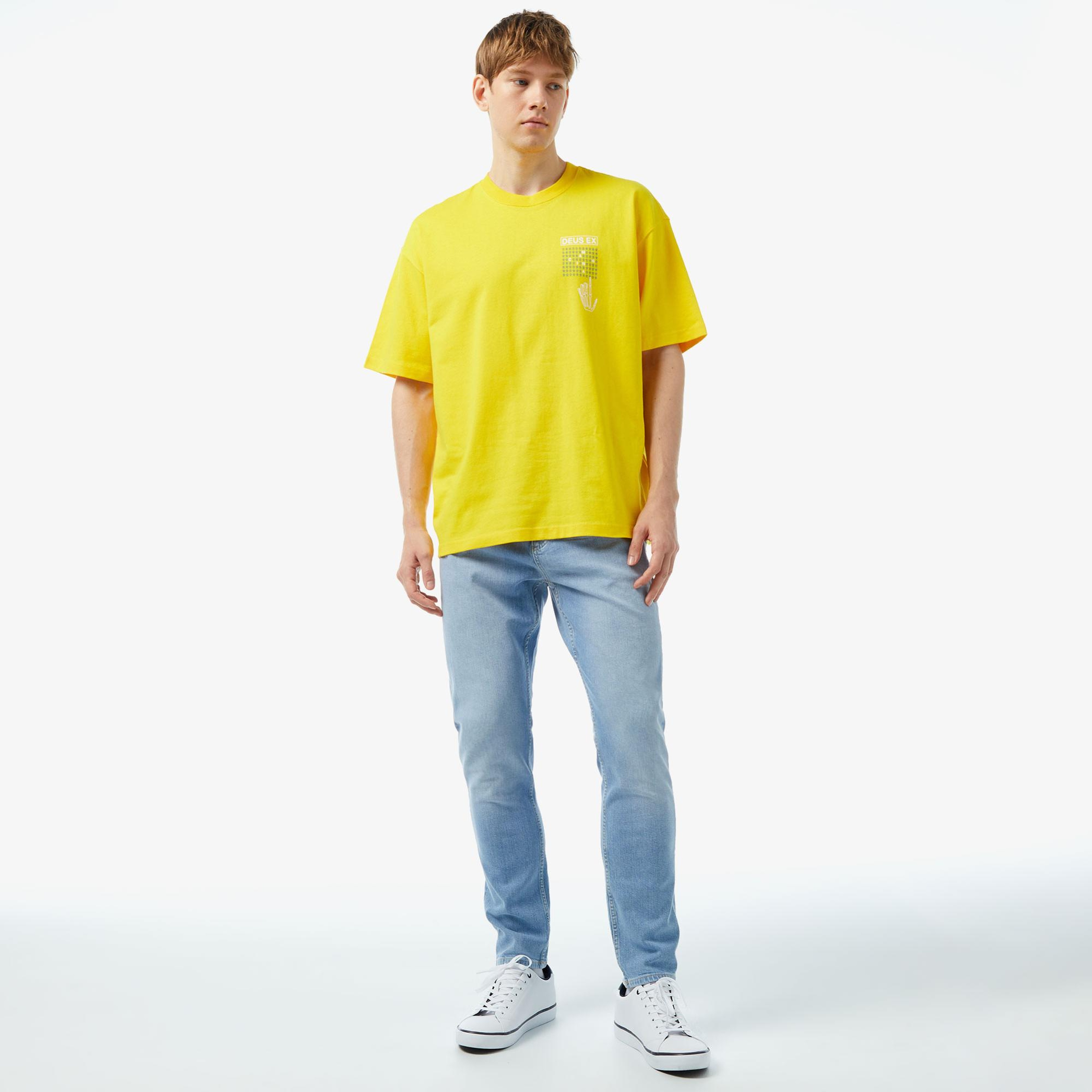 Deus Ex Machina Primitive Learning Erkek Sarı T-Shirt