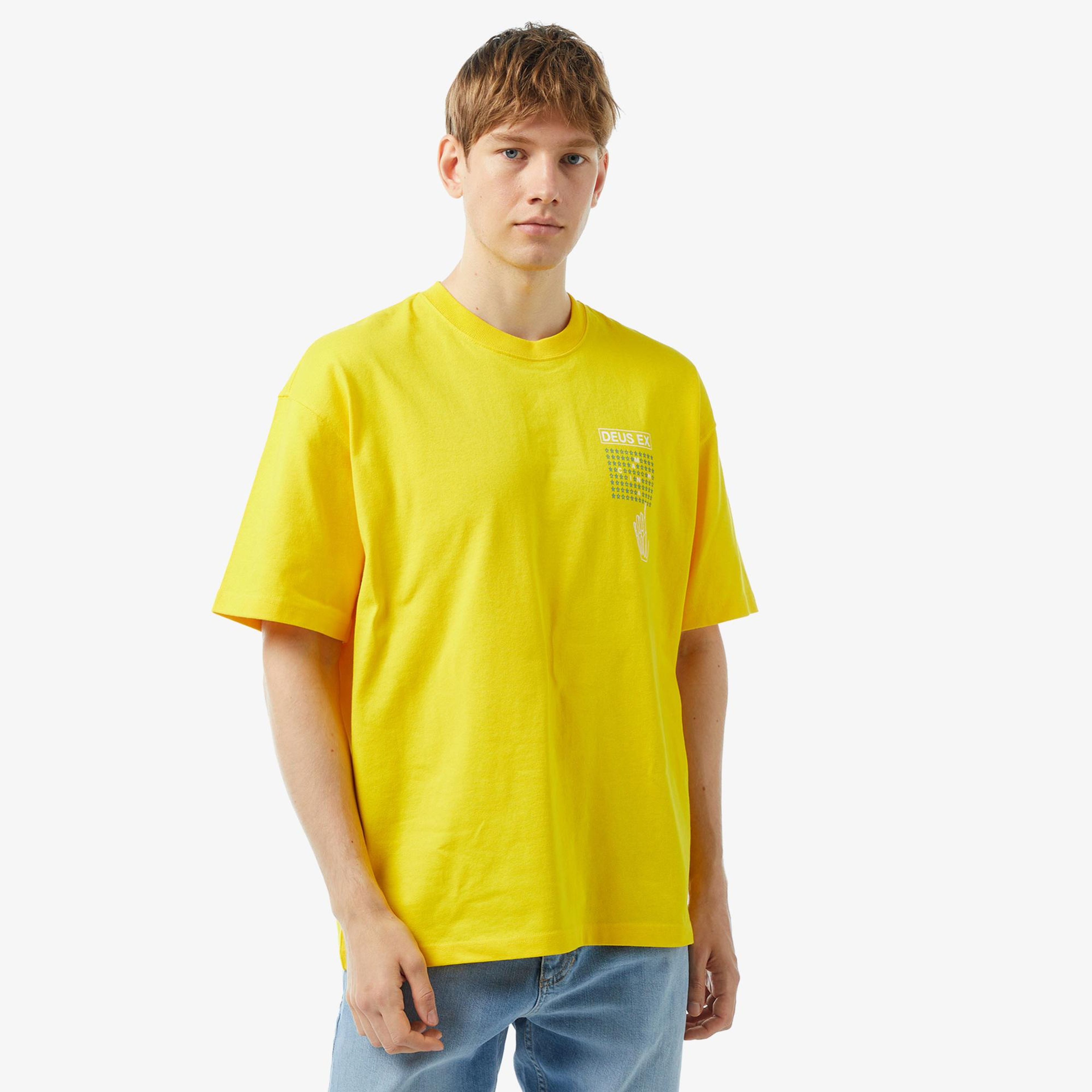 Deus Ex Machina Primitive Learning Erkek Sarı T-Shirt