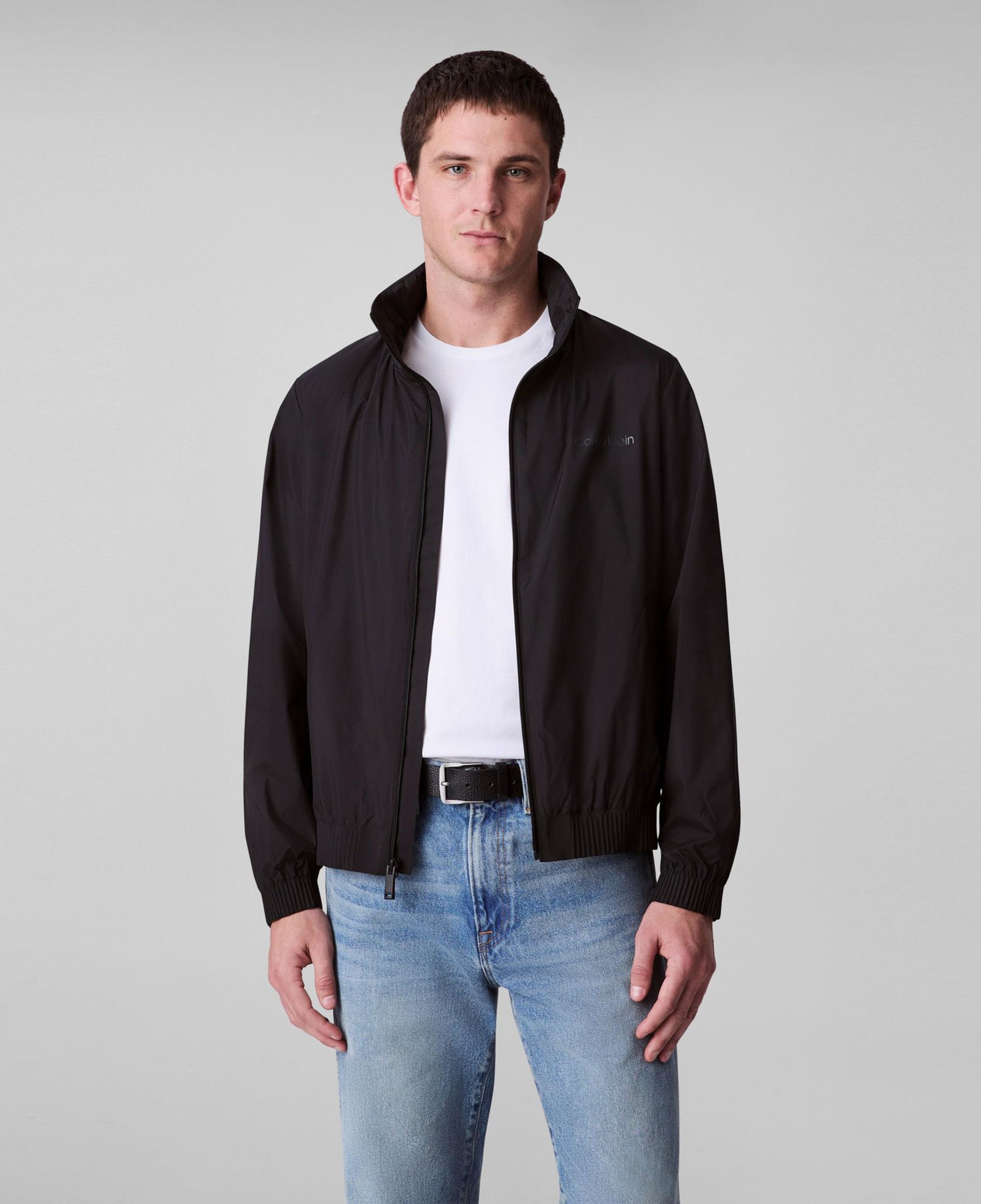 Calvin Klein Nylon Packable Hood Erkek Siyah Ceket