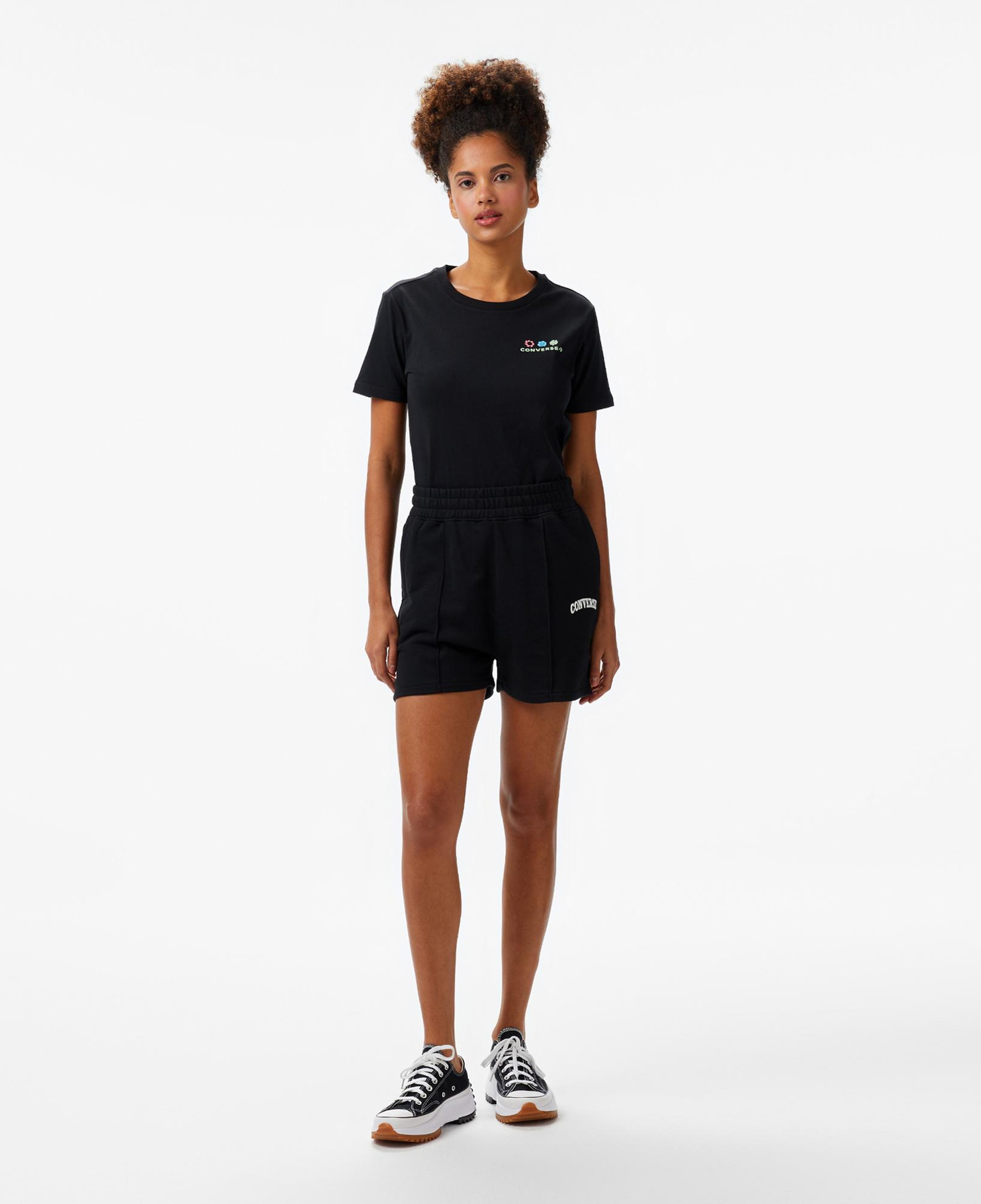 Converse Kadın Siyah T-Shirt