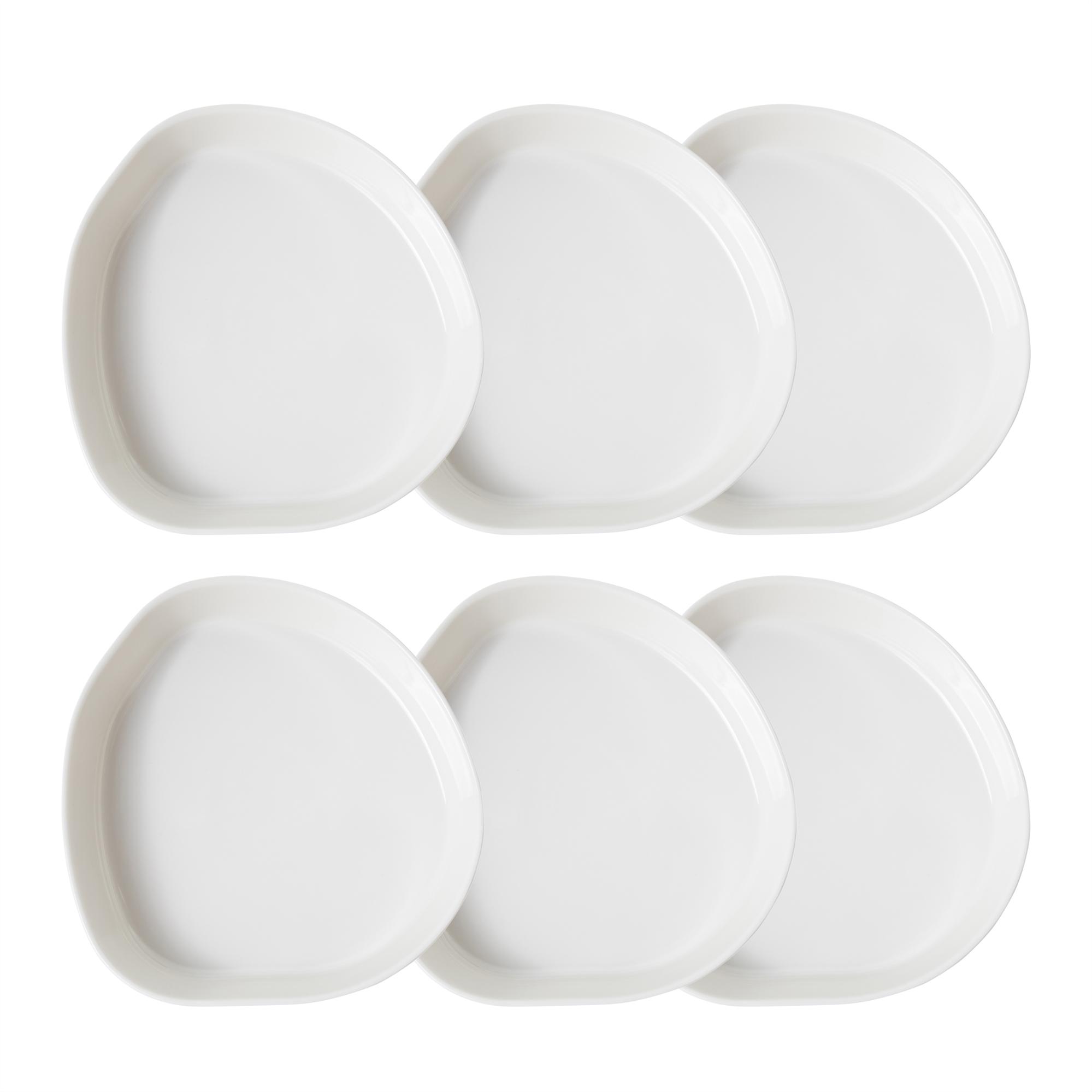 ASPENDOS ÇUKUR TABAK SETİ 21CM - 6LI