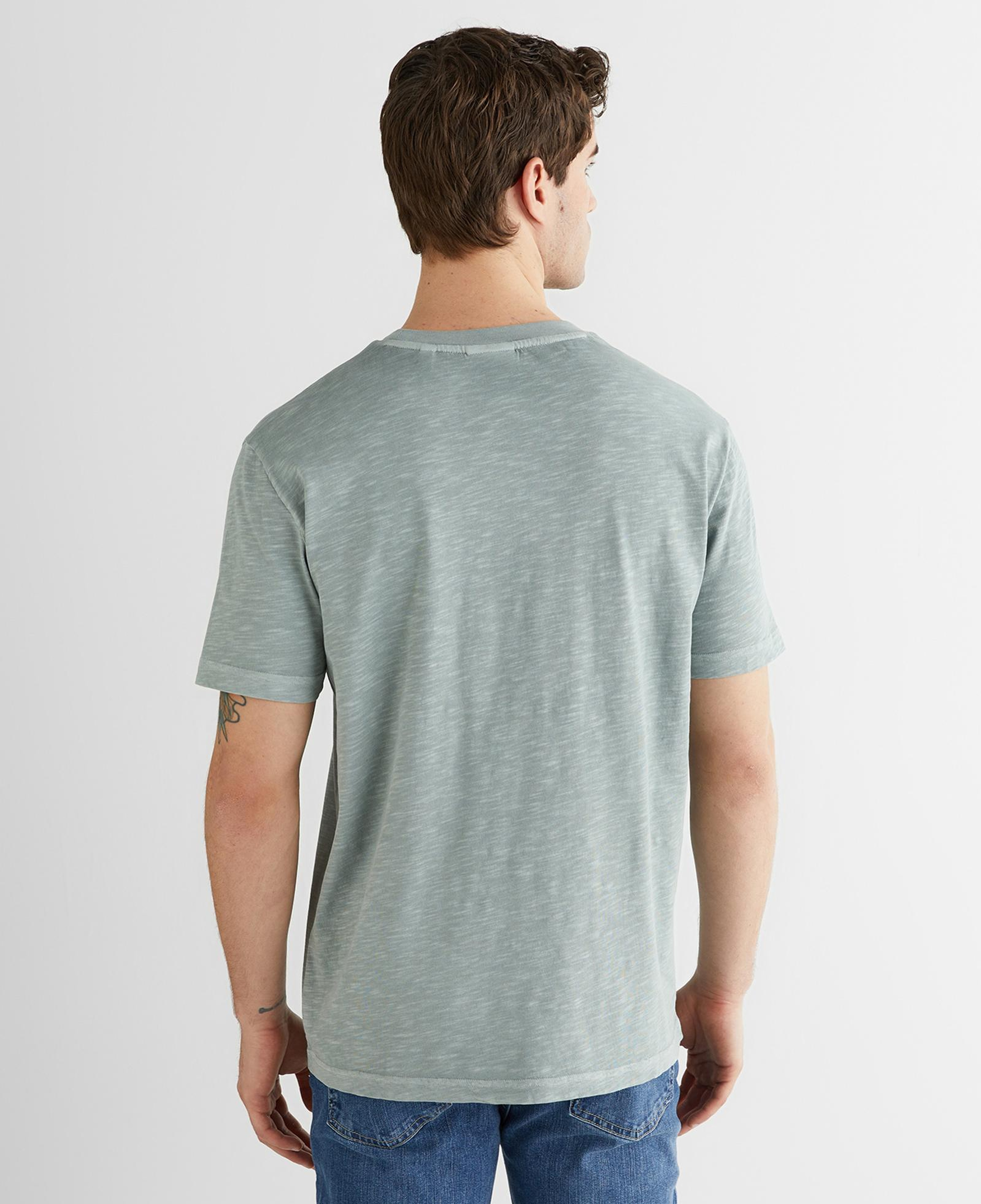 GANT Erkek Yeşil Baskılı Kısa Kollu T-Shirt