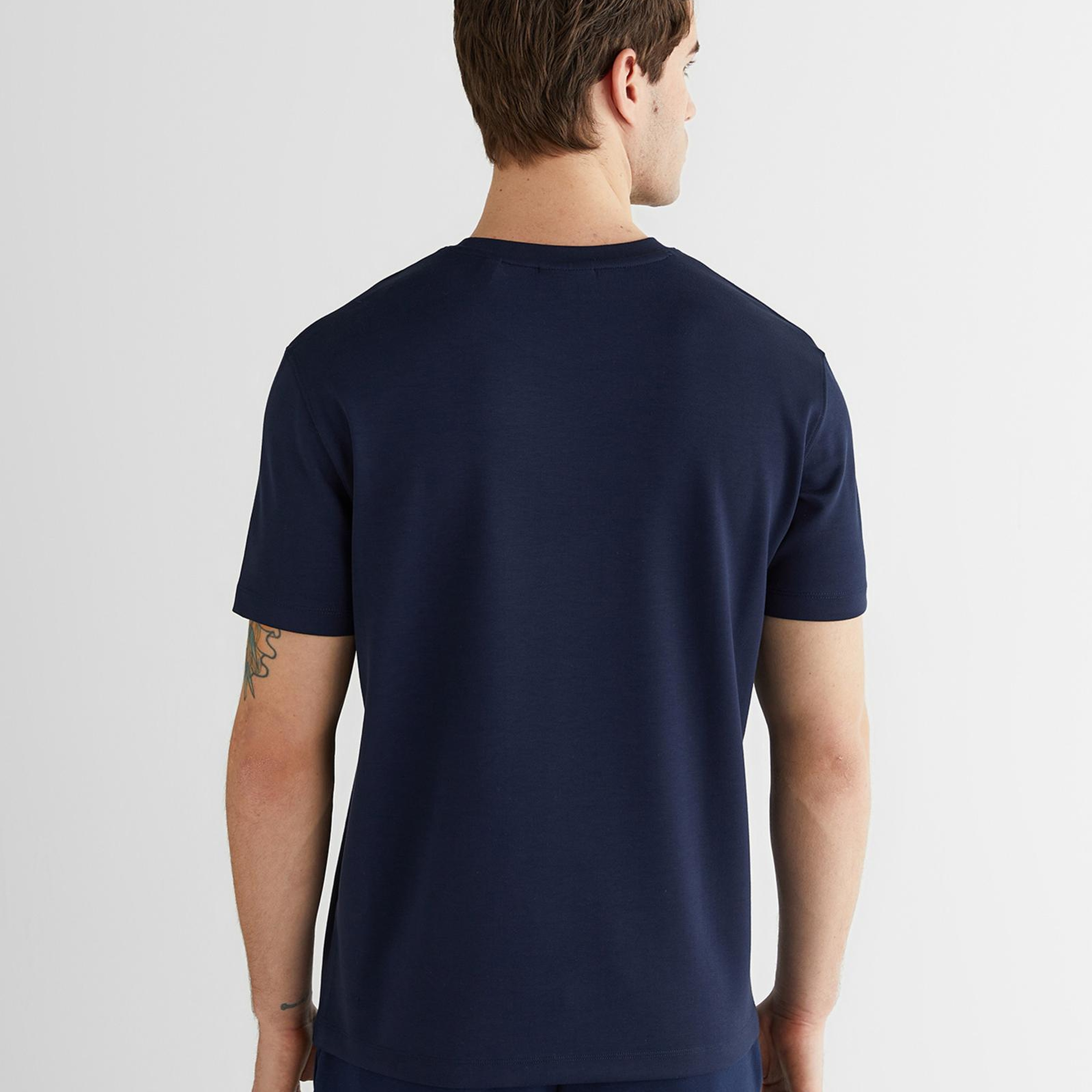 GANT Erkek Lacivert Baskılı Kısa Kollu T-Shirt