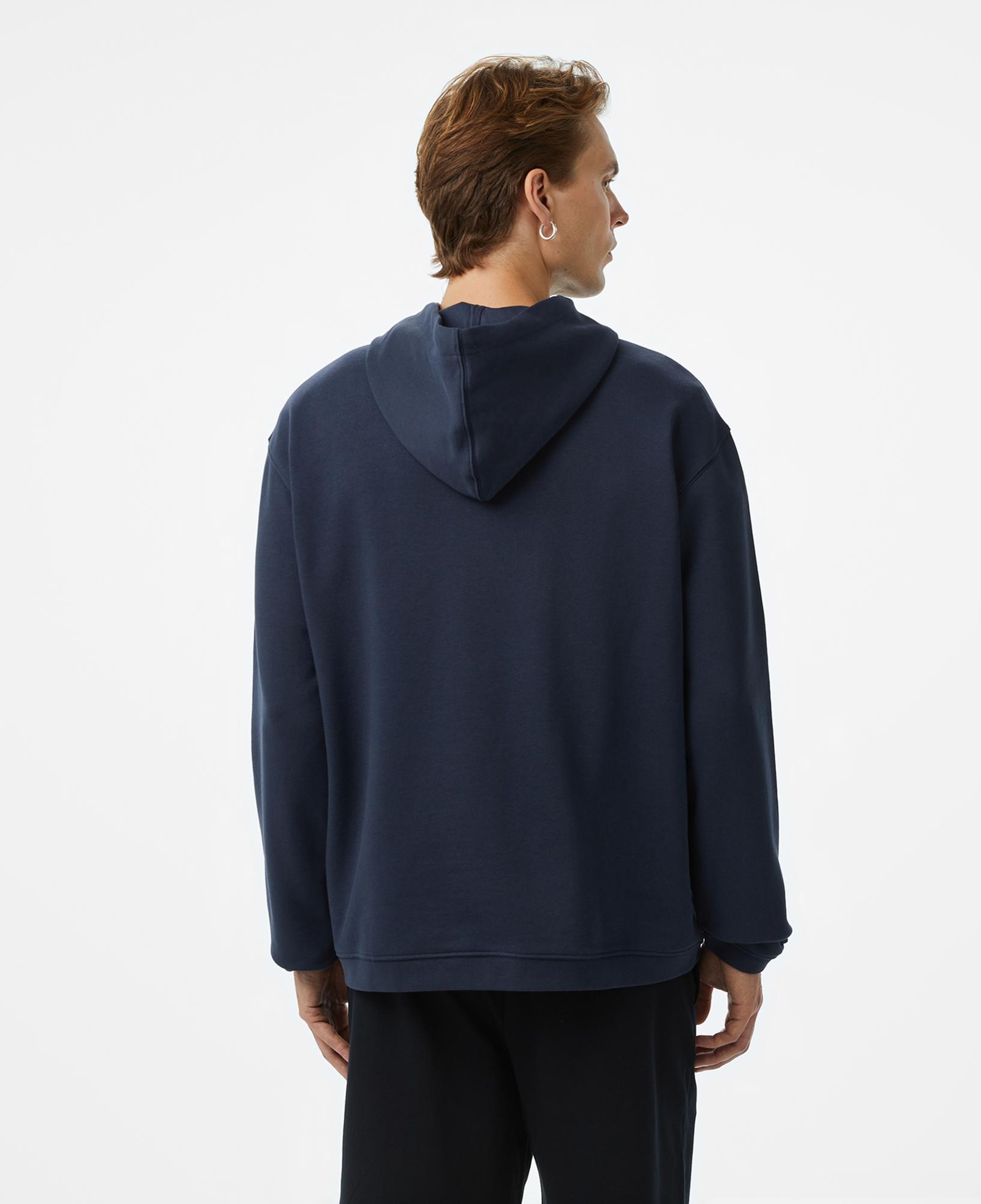 Les Benjamins Essentials Erkek Gri Hoodie