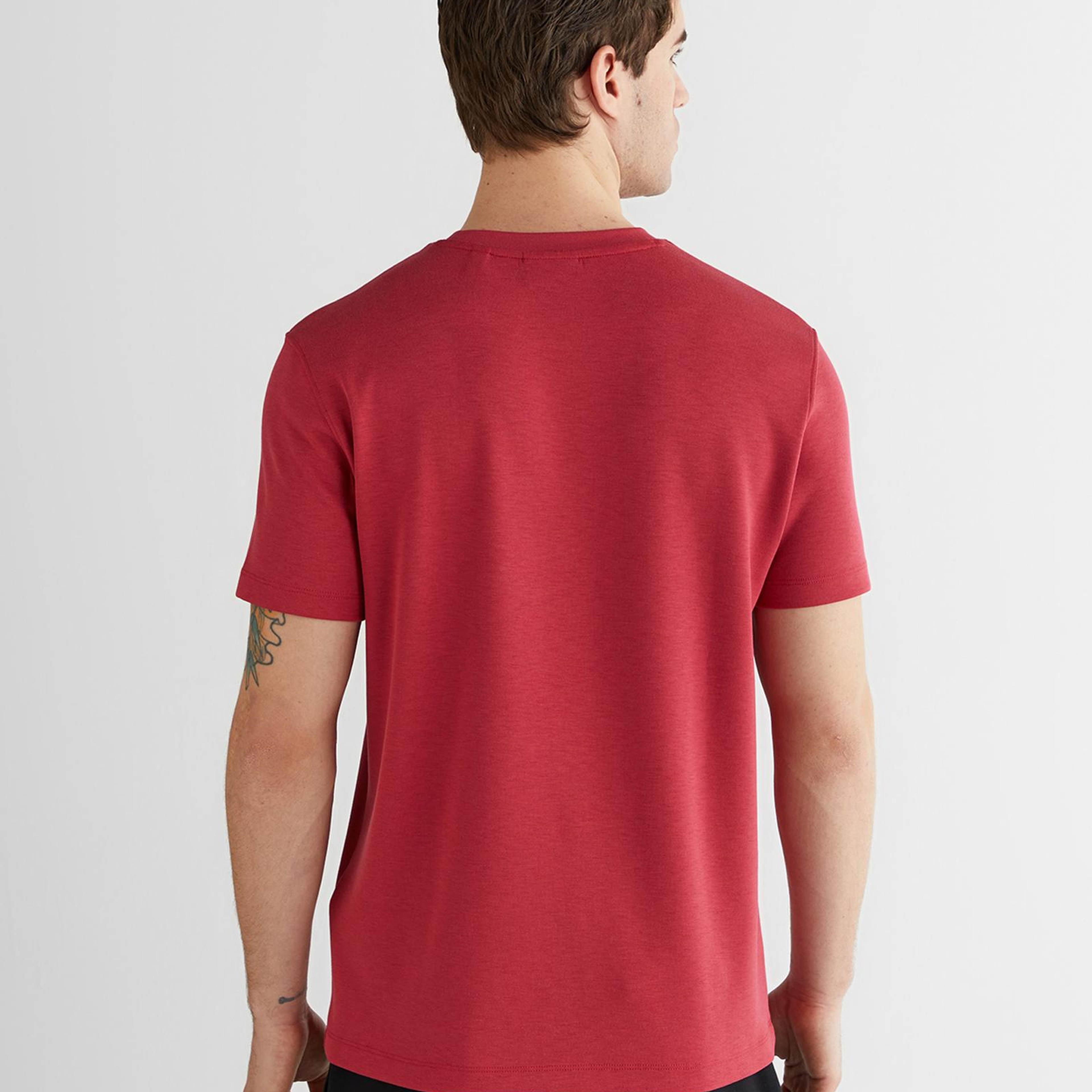 GANT Erkek Kırmızı Baskılı Kısa Kollu T-Shirt