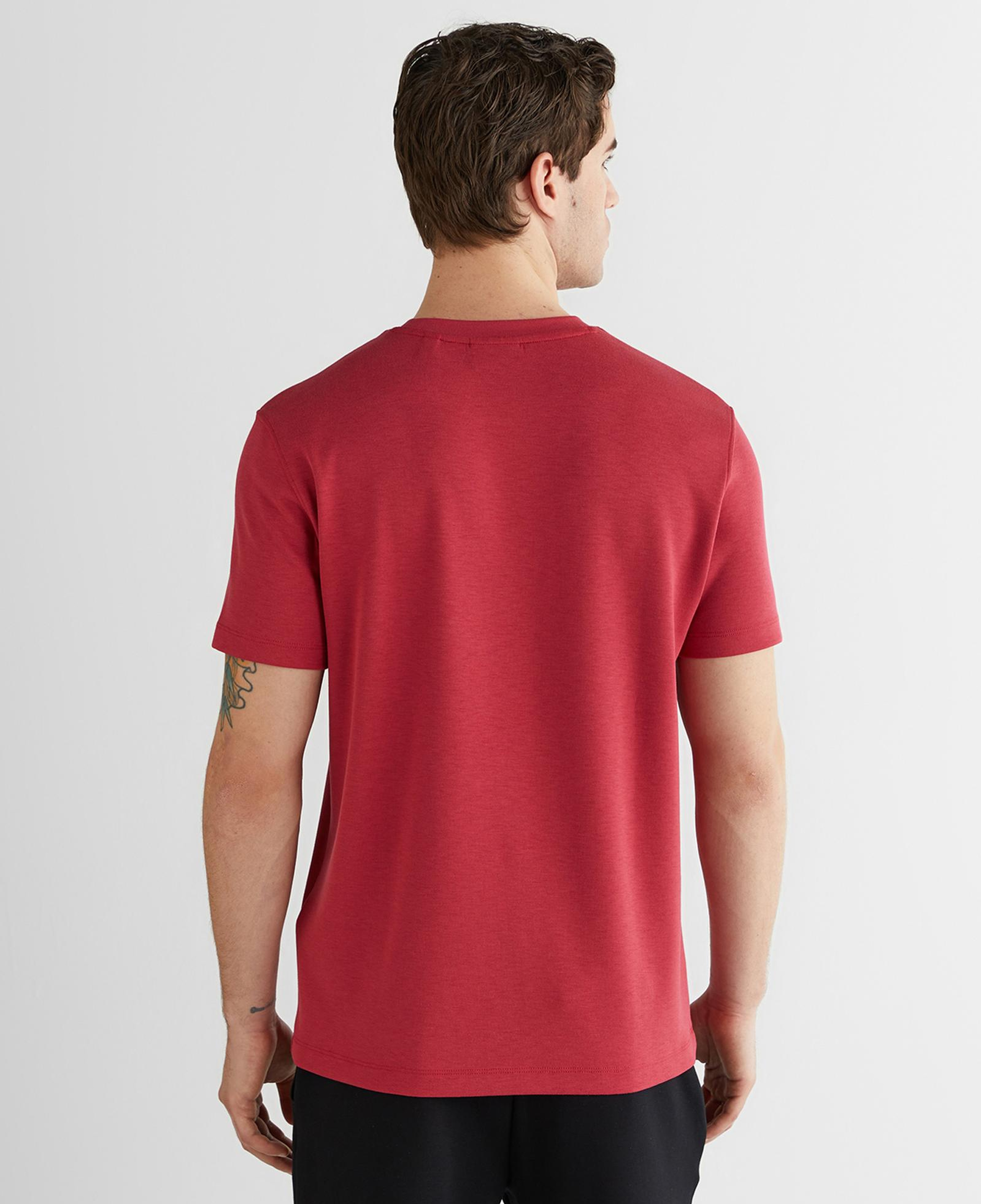 GANT Erkek Kırmızı Baskılı Kısa Kollu T-Shirt