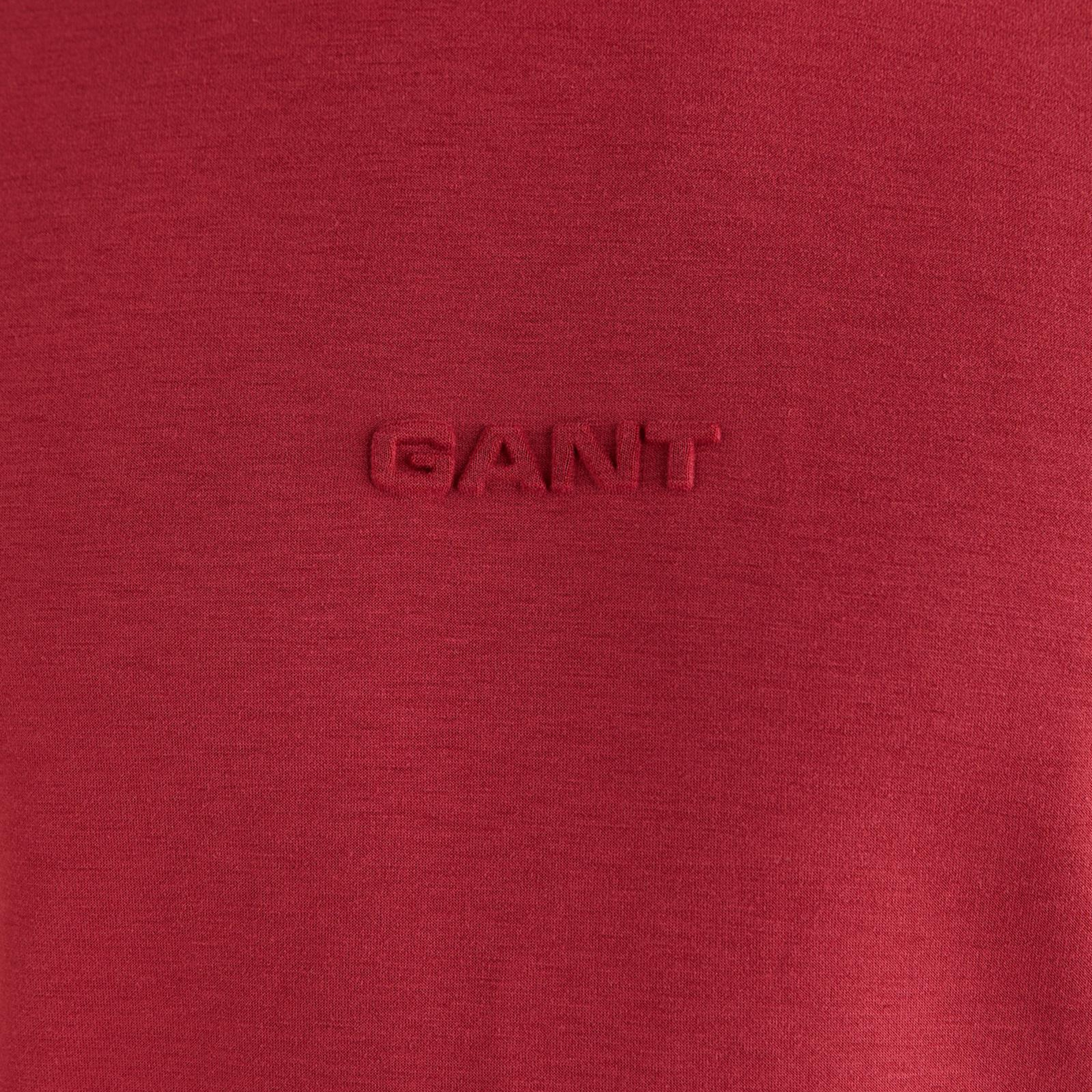 GANT Erkek Kırmızı Baskılı Kısa Kollu T-Shirt